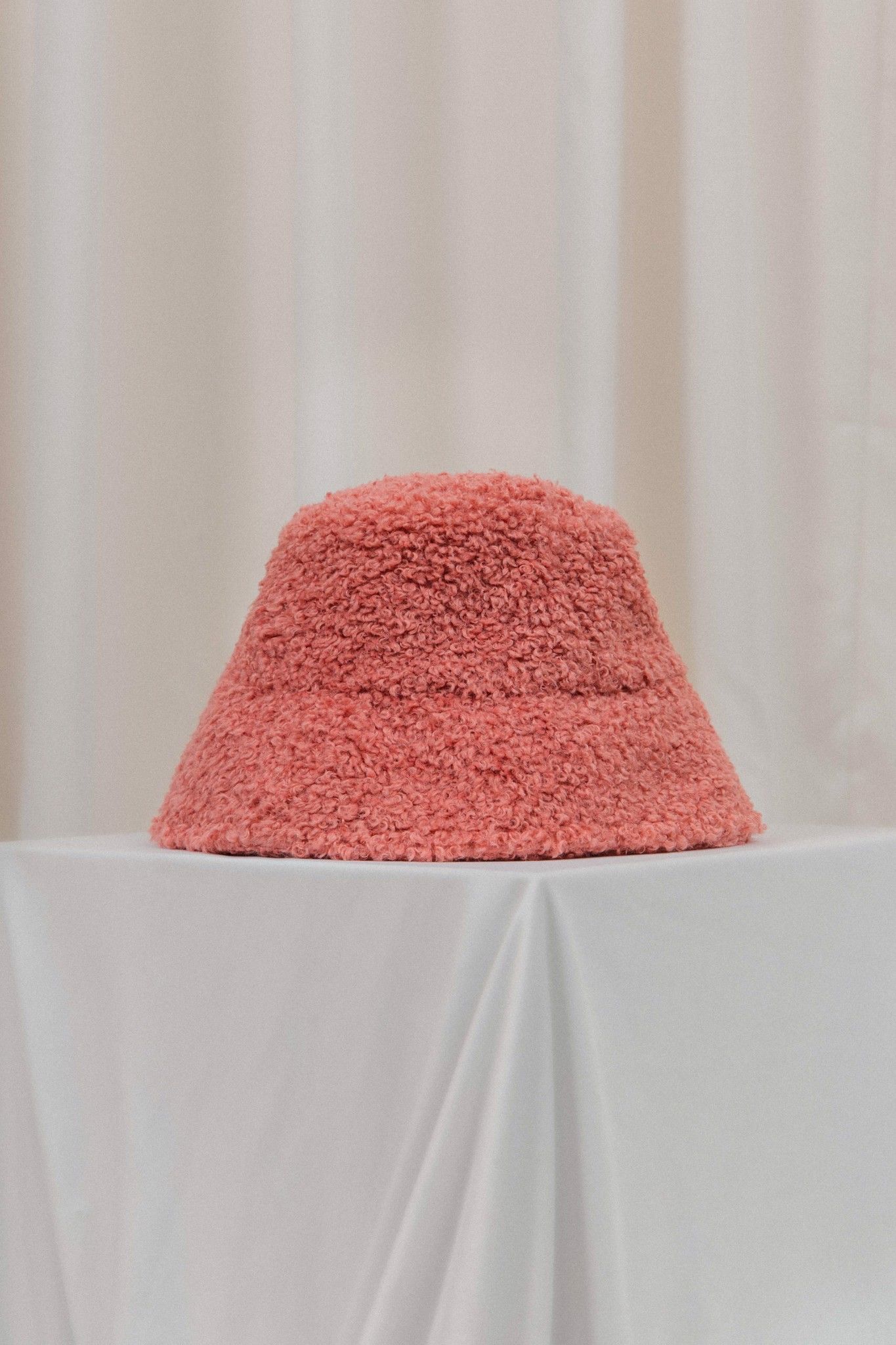 Pink Faux Fur Hat