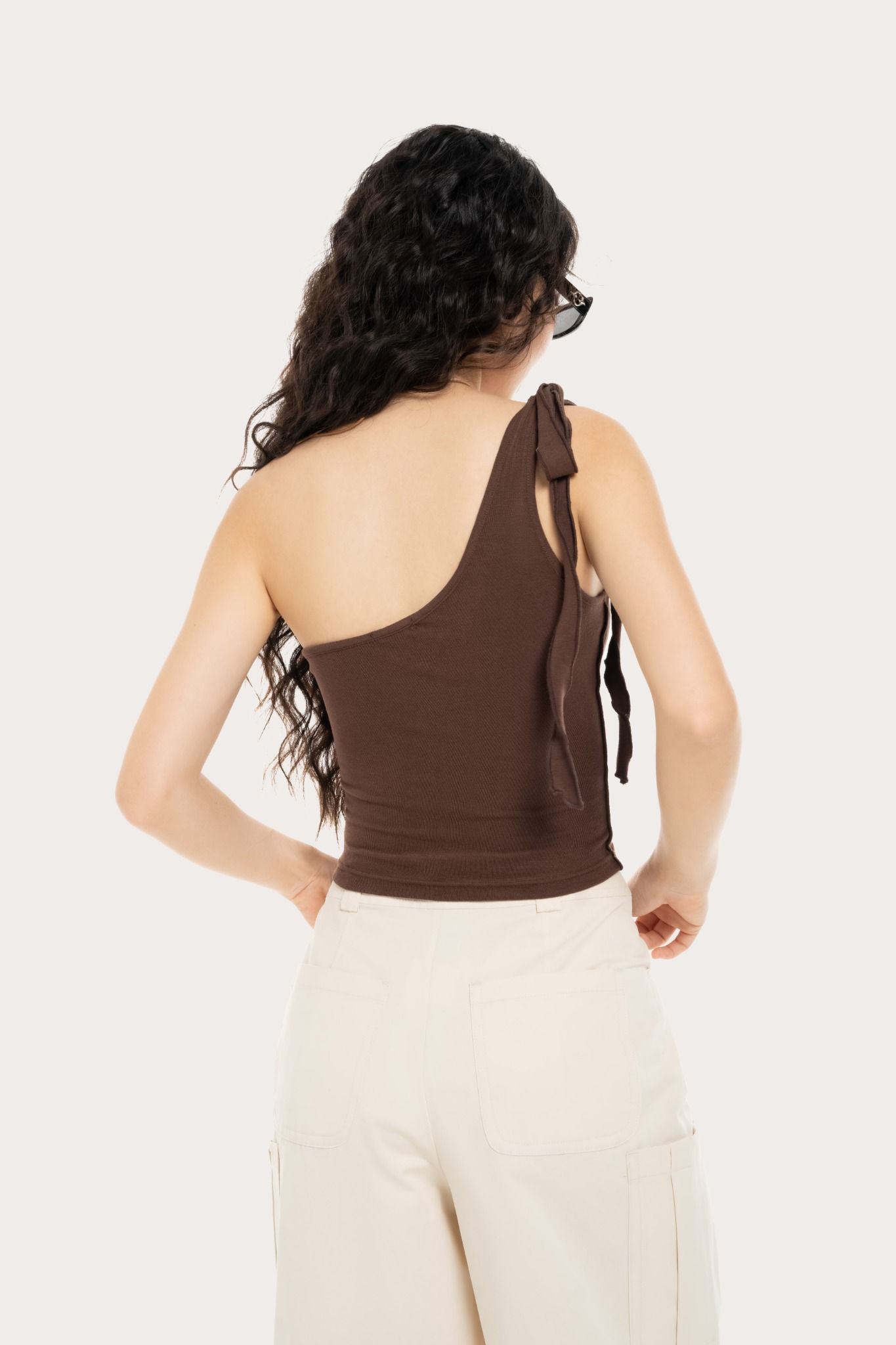  Brown Stretchy Top 