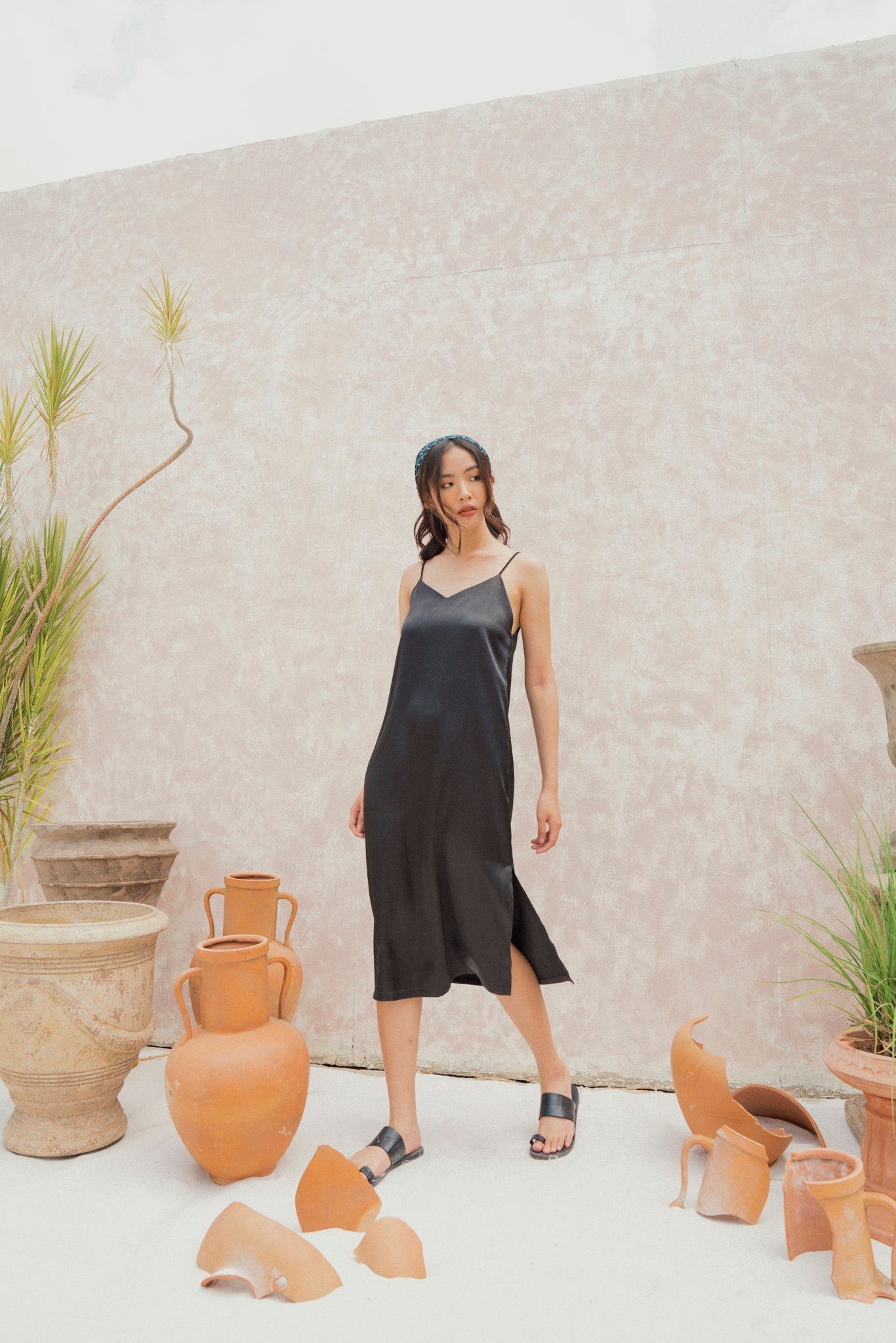 Black Slip Dress
