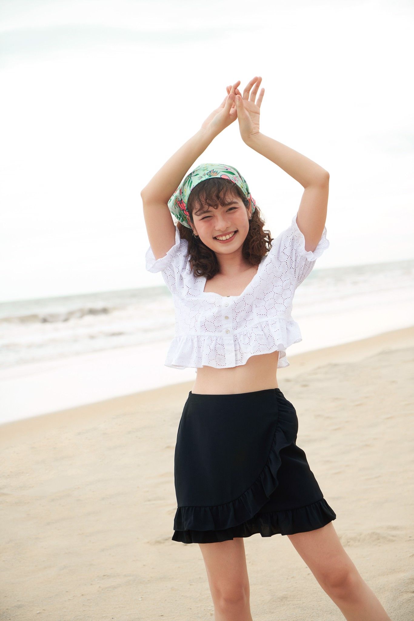 White Embroidered
Top