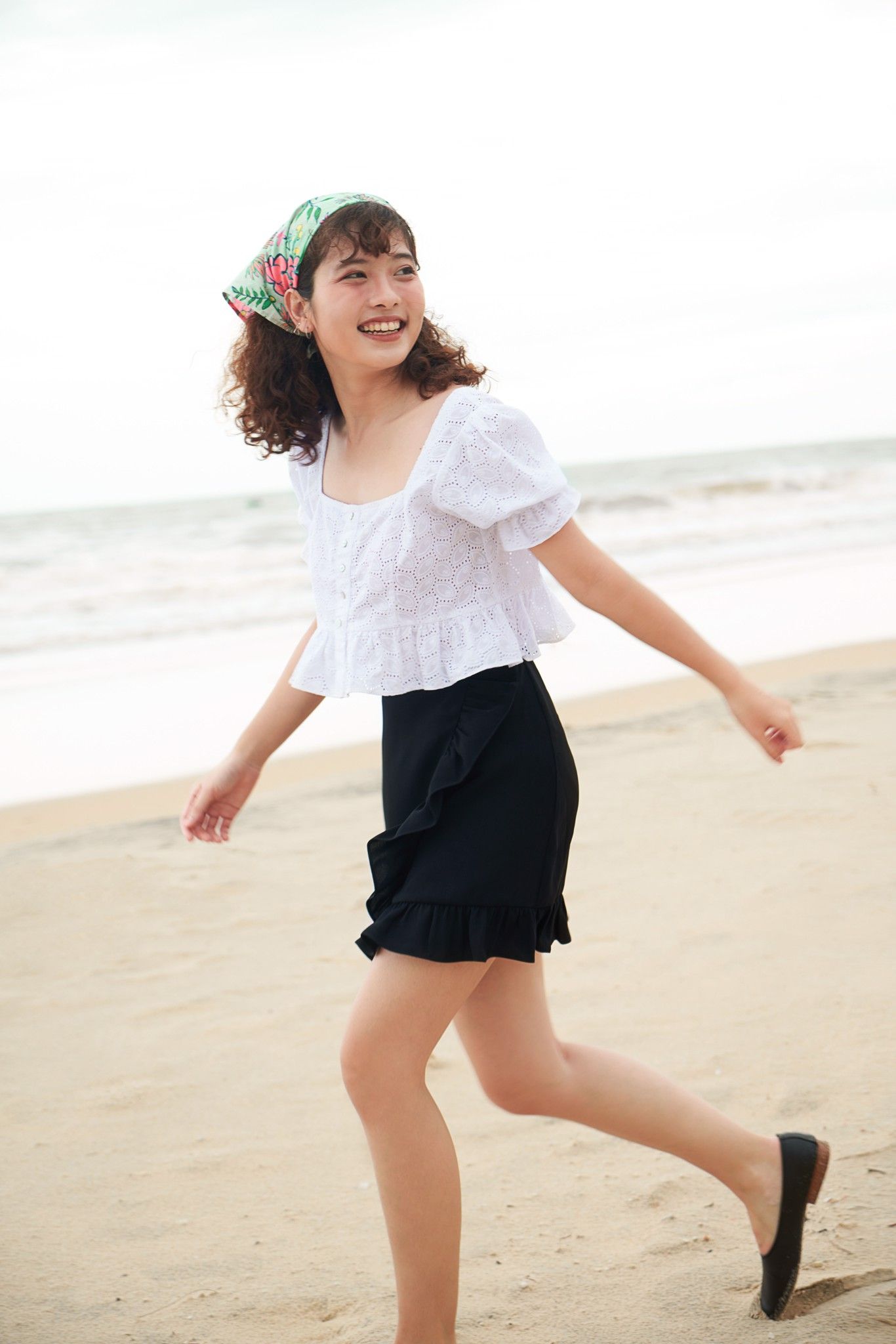 Ruffle Mini Skirt