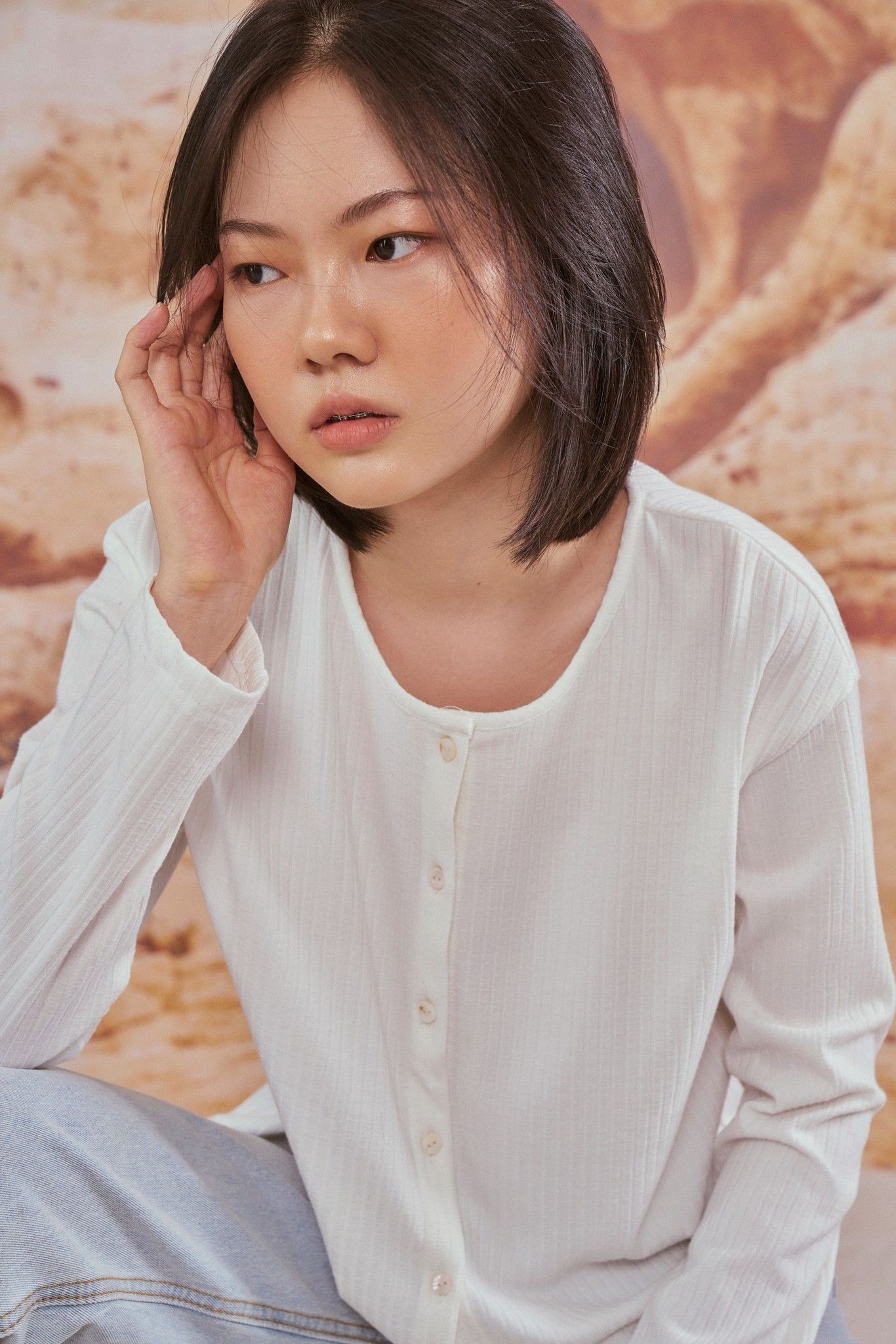 White Cardigan