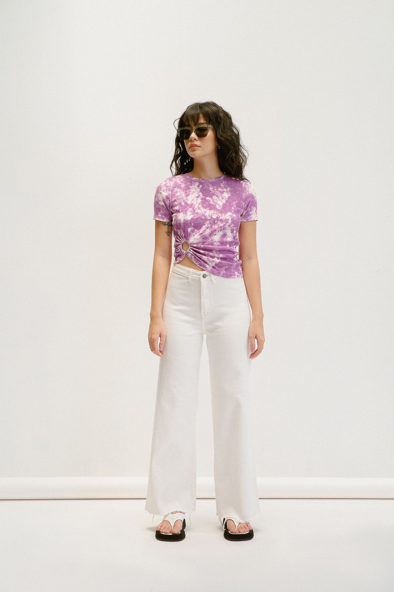 Tie - dye T-shirt With Ring