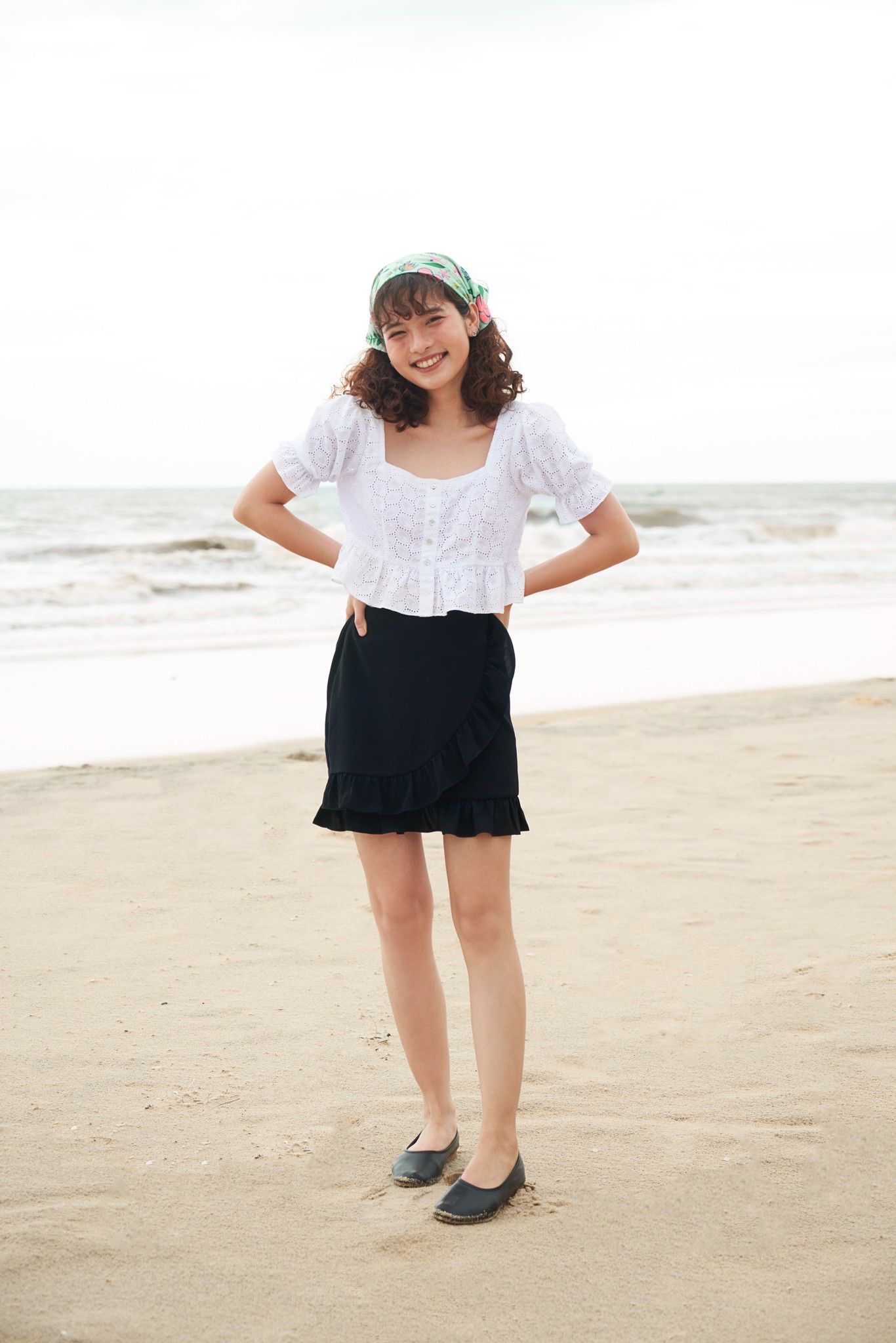 Ruffle Mini Skirt