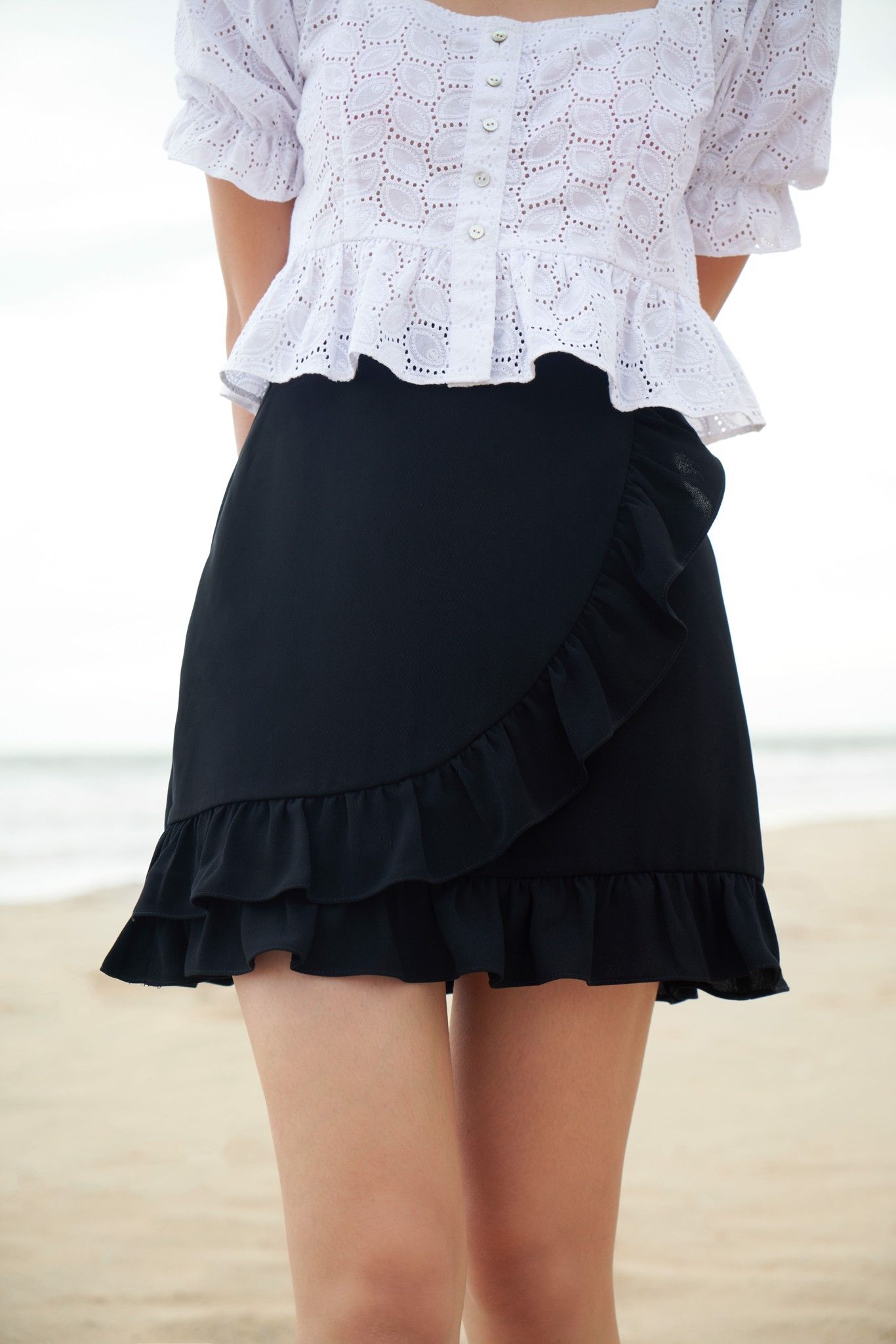Ruffle Mini Skirt