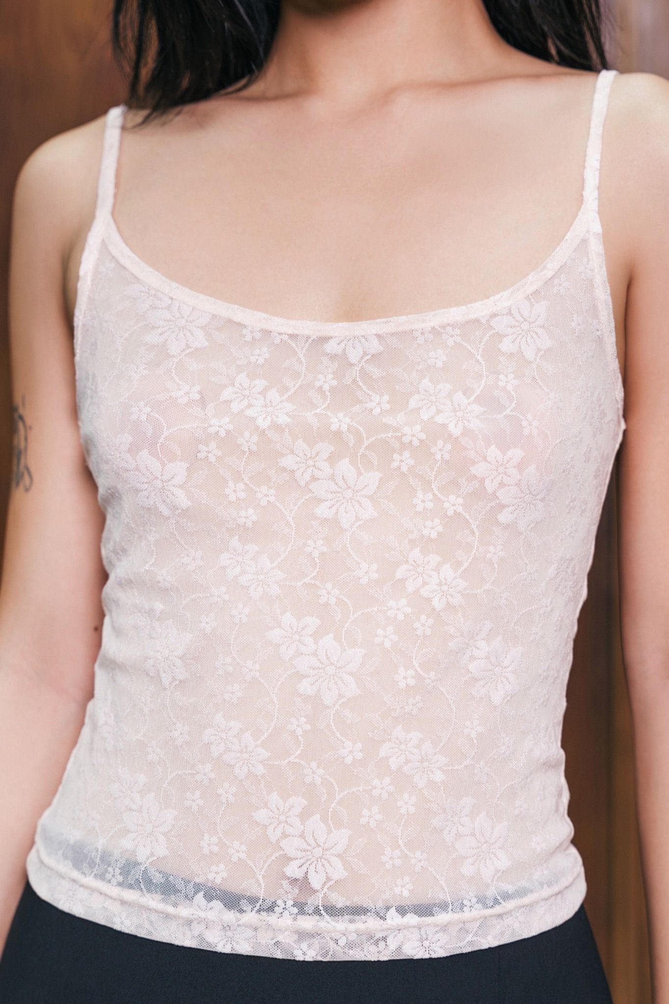Pink Lace Camisole