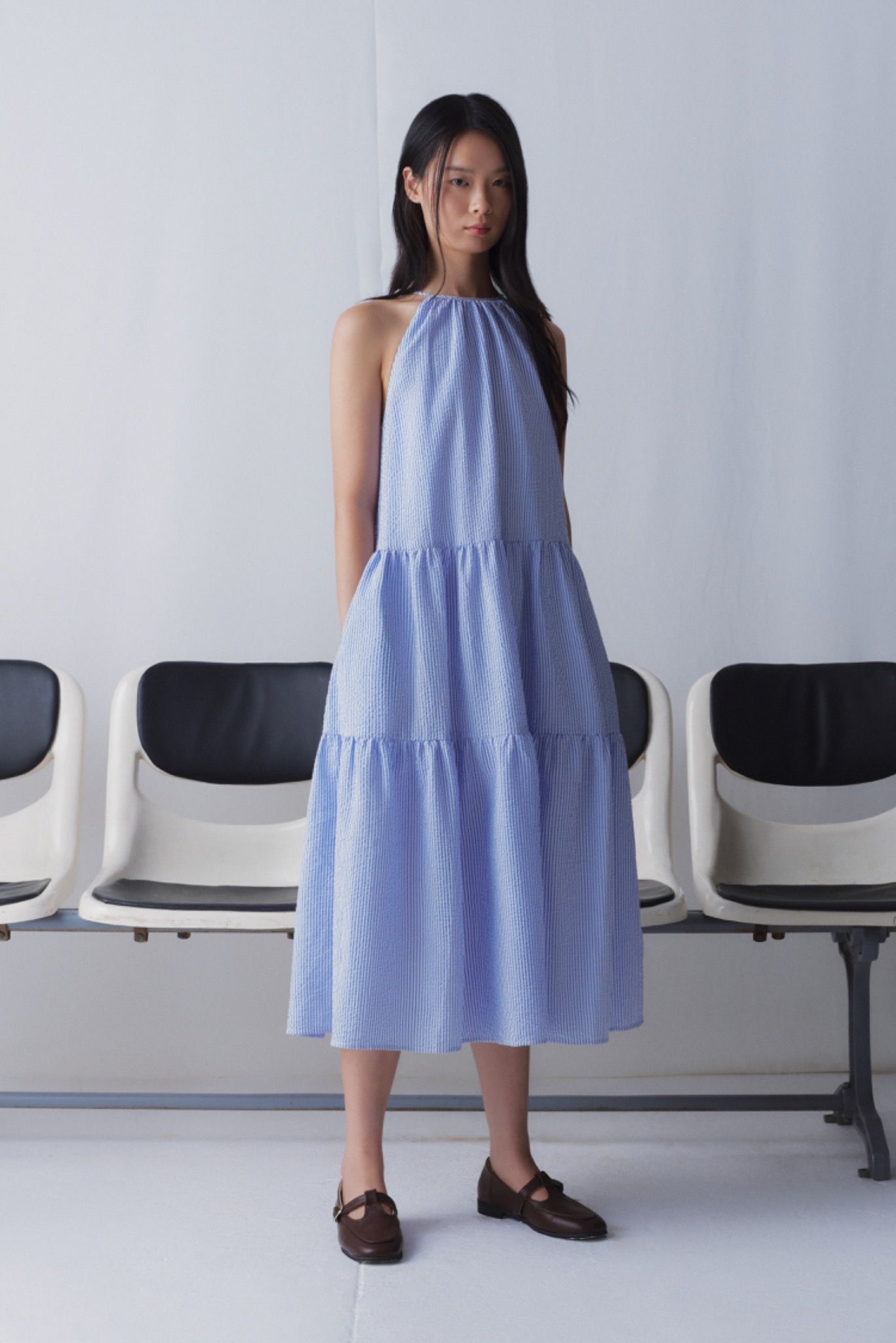 Tiered Midi Dress