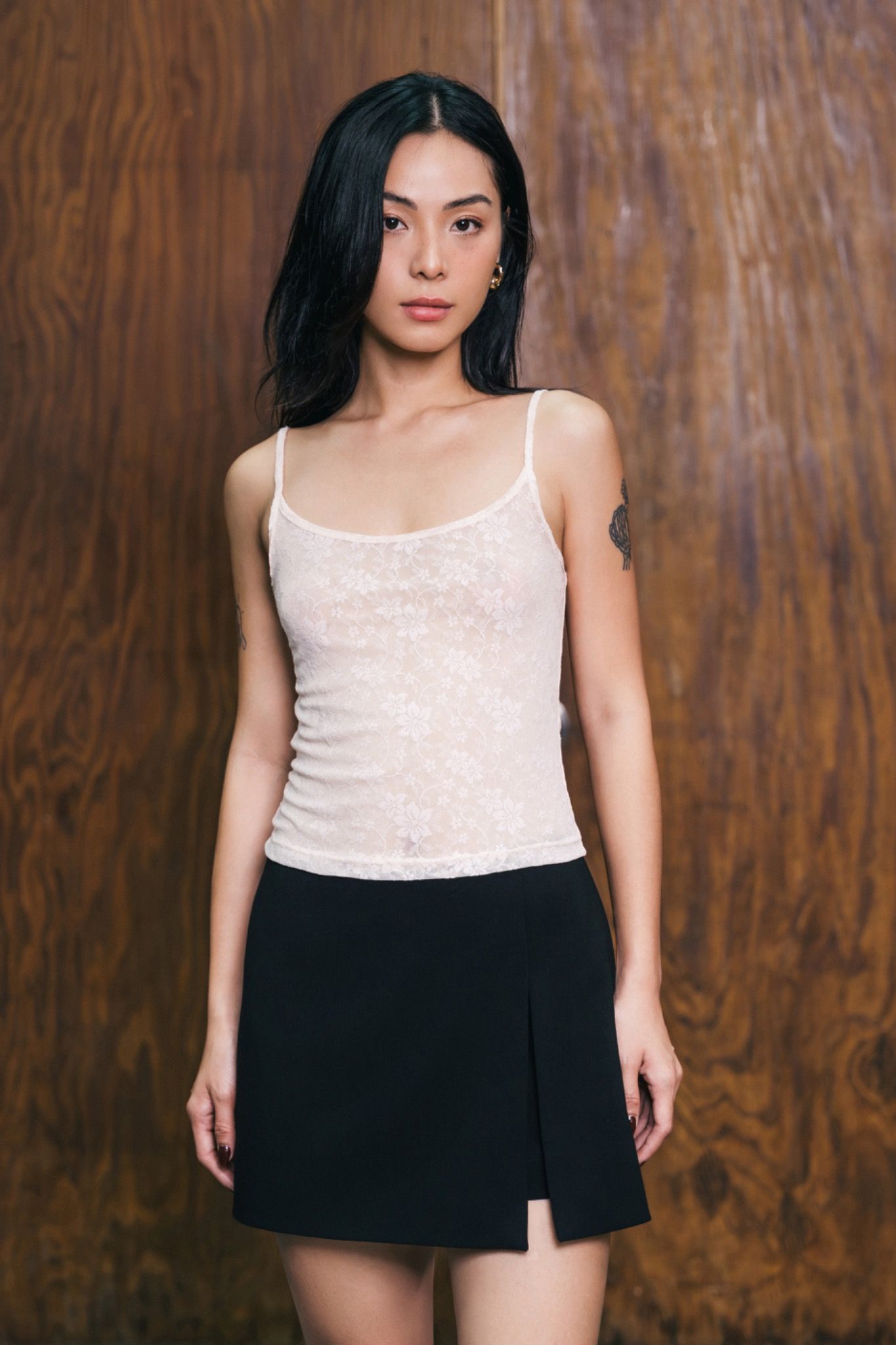 Pink Lace Camisole