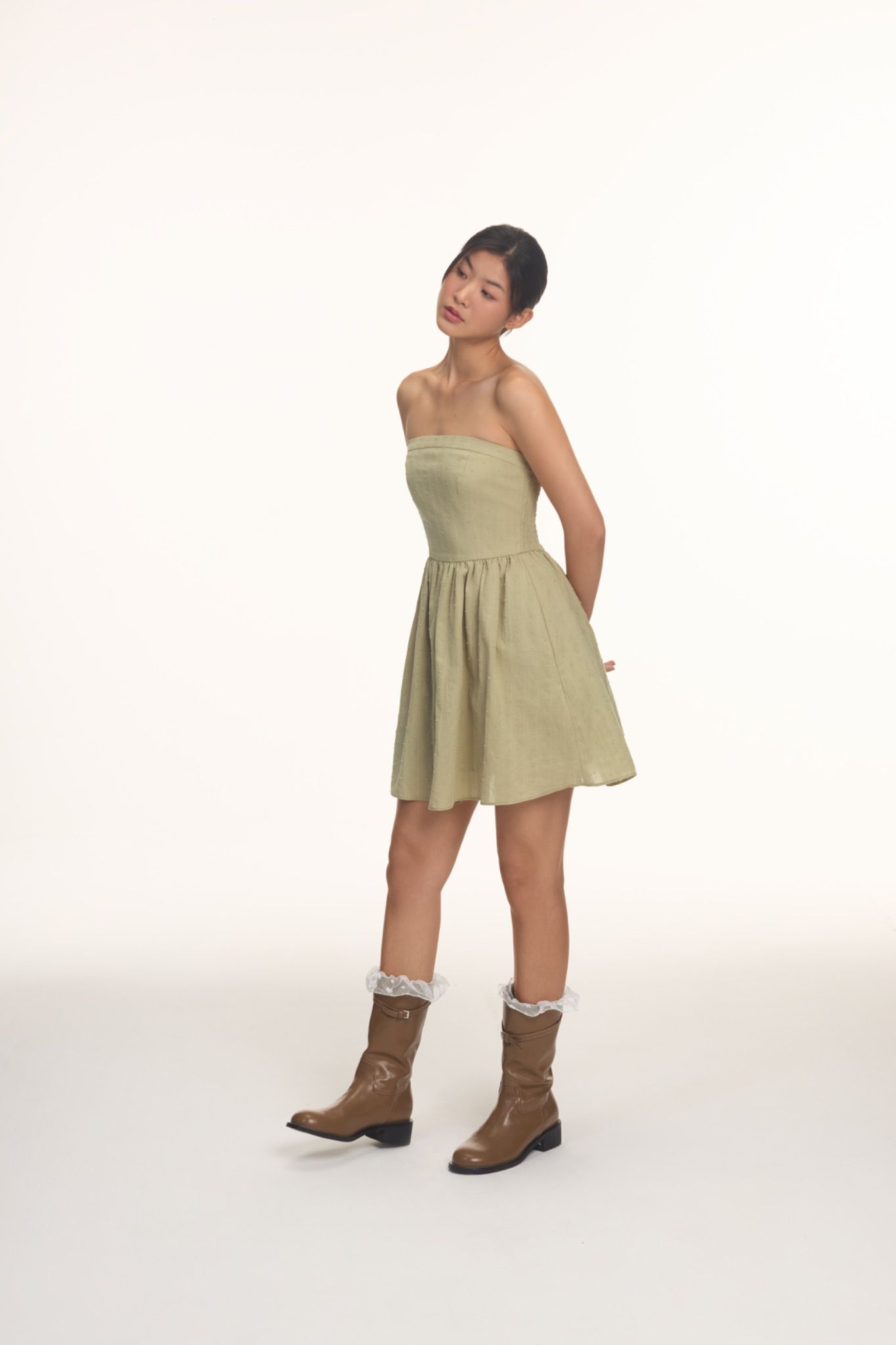 Olive Tube Mini Dress