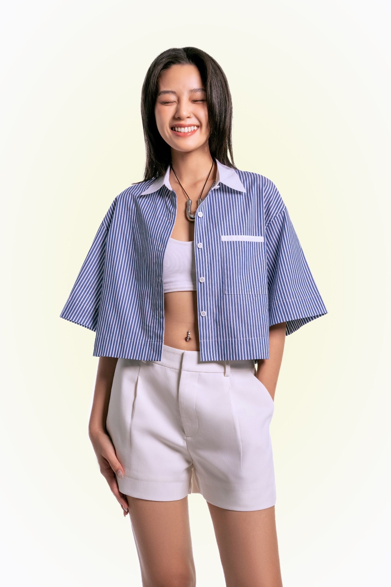 Mid Waist Shorts