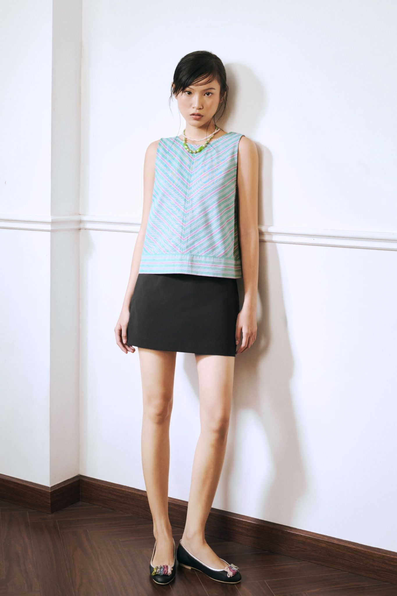 Striped Sleeveless Top