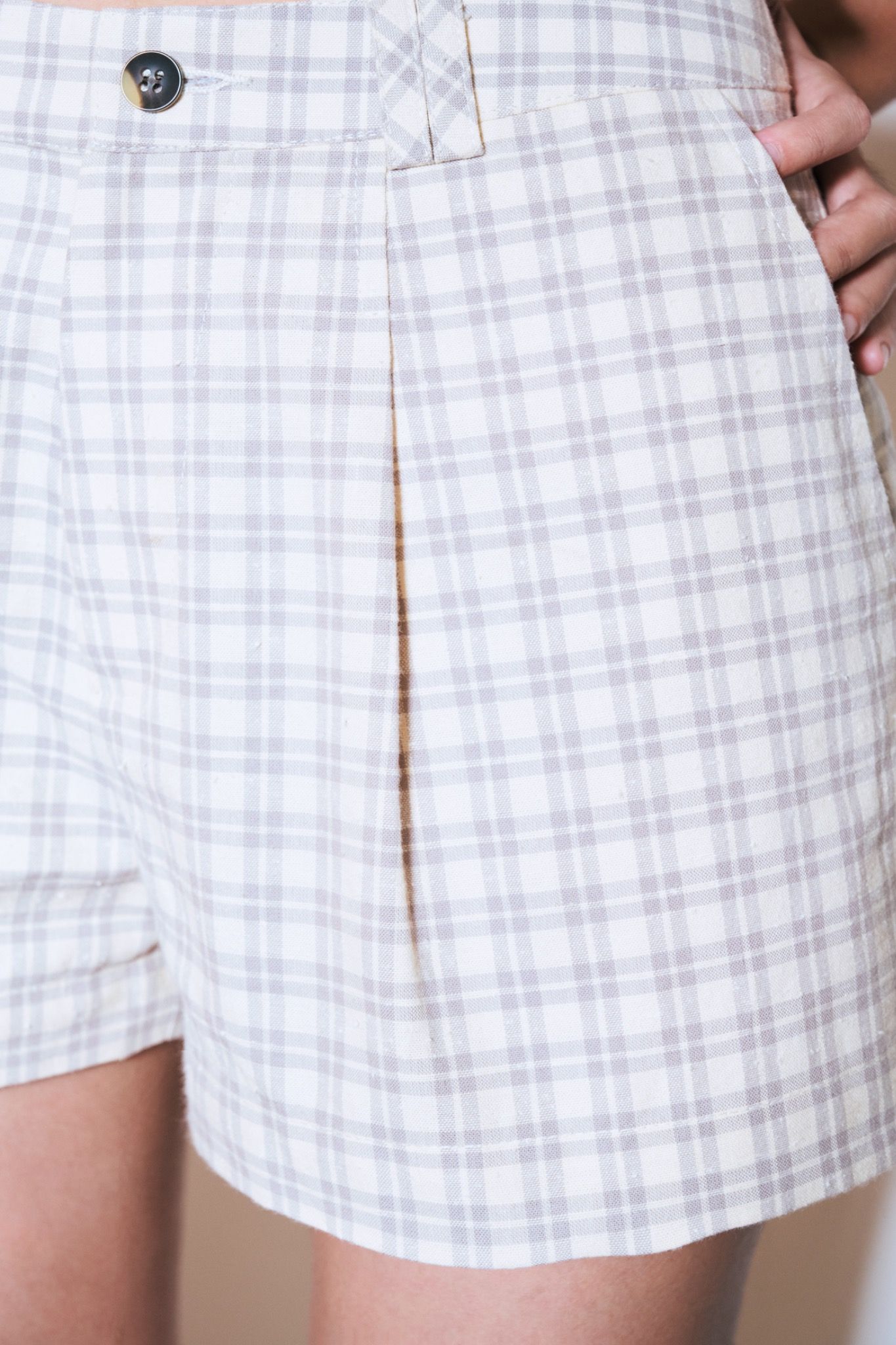Checked Shorts