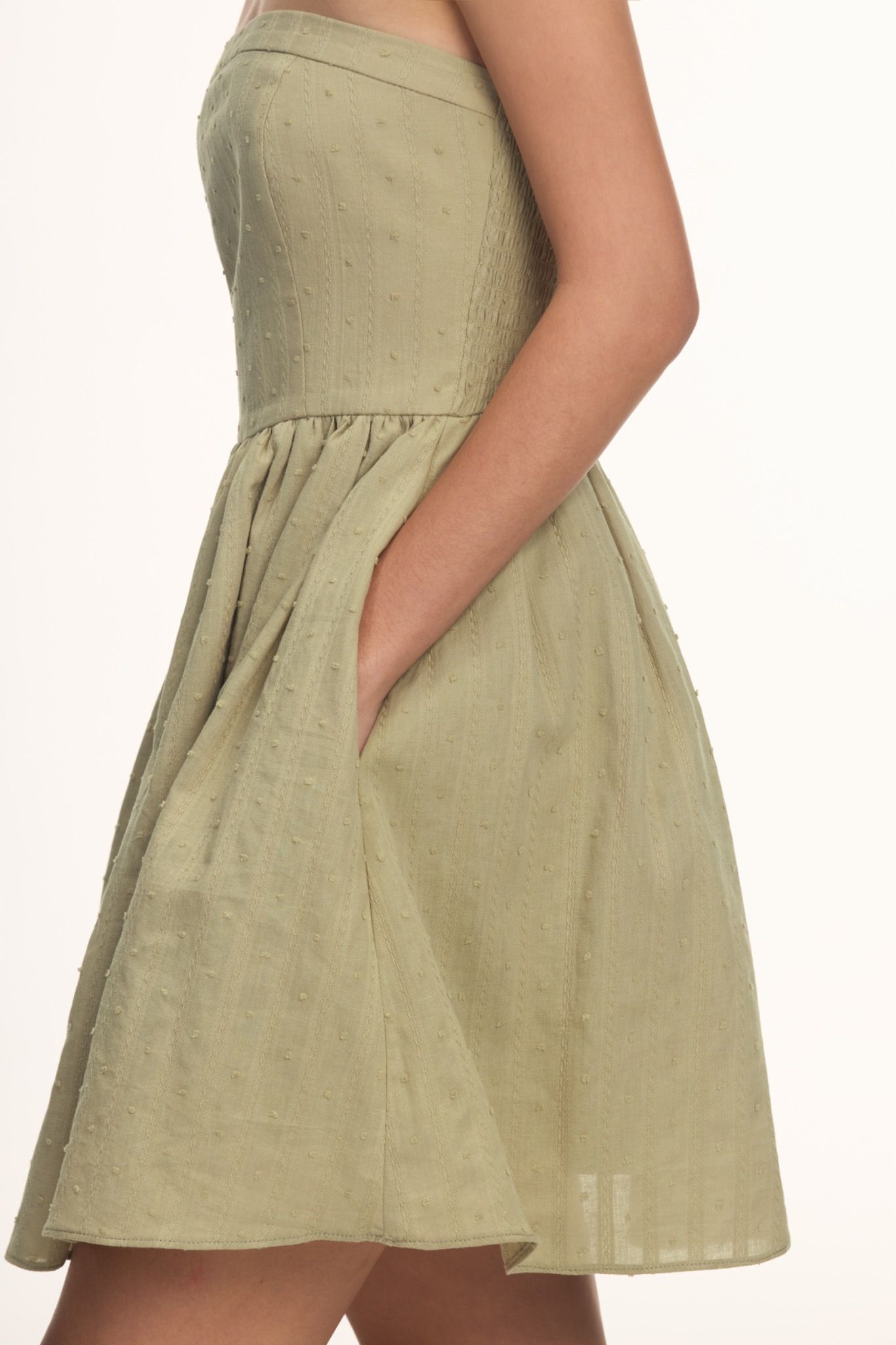 Olive Tube Mini Dress