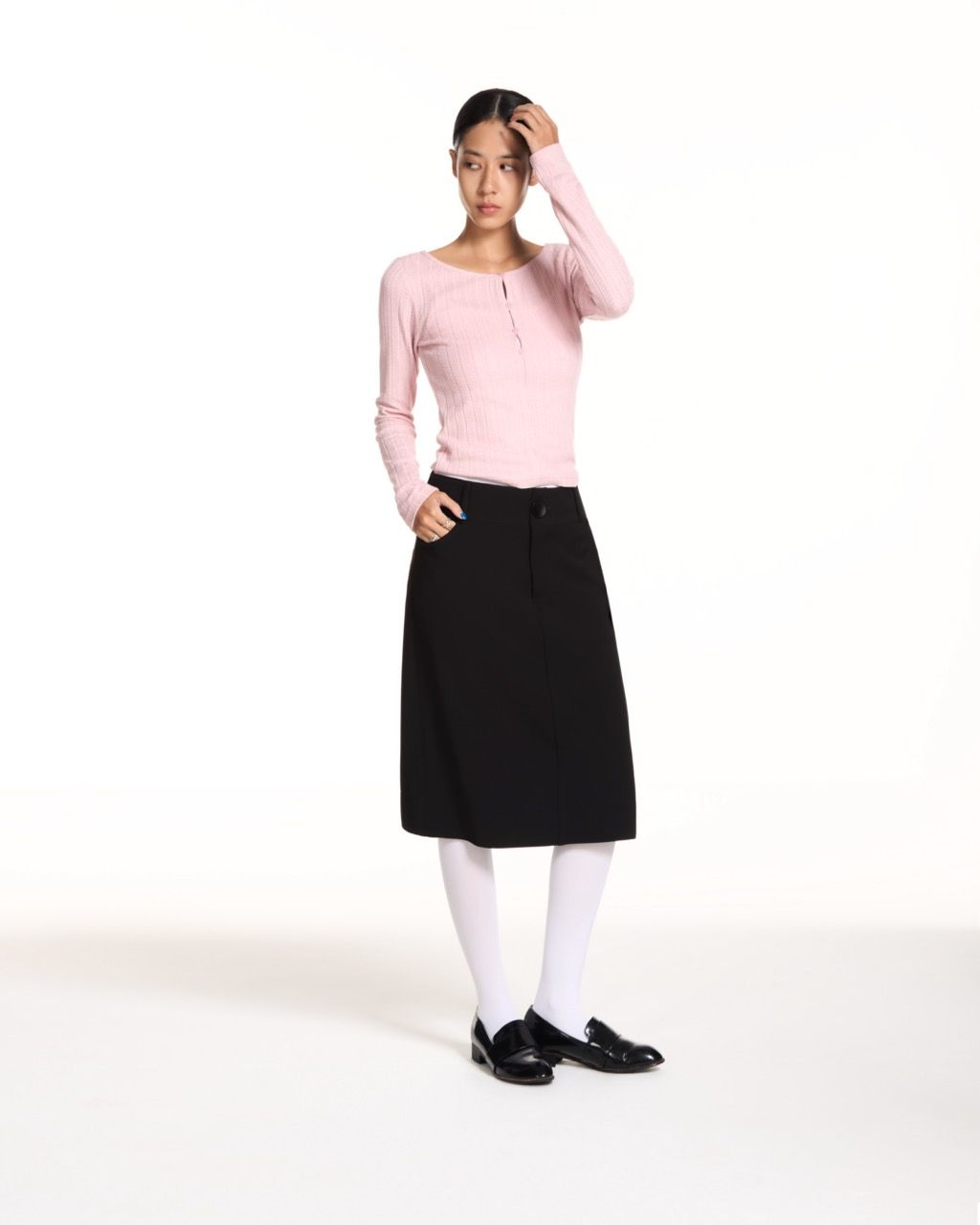 Tailored Mid-length Skirt