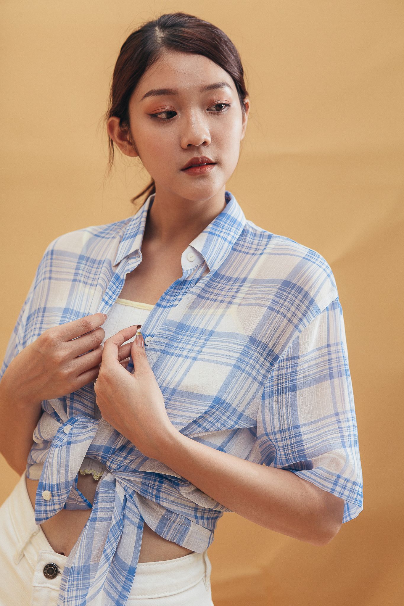 Checked Short Sleeve Shirt