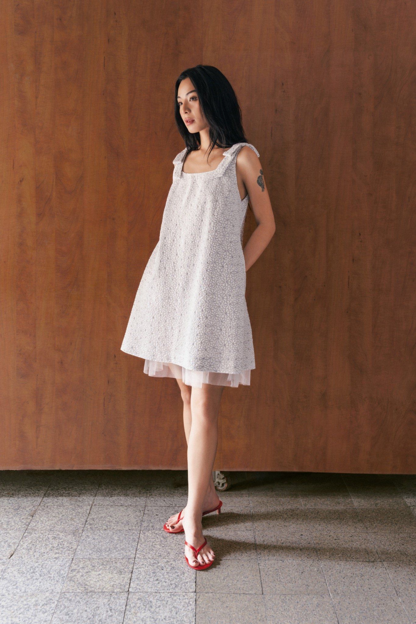 Chiffon Layer Mini Dress