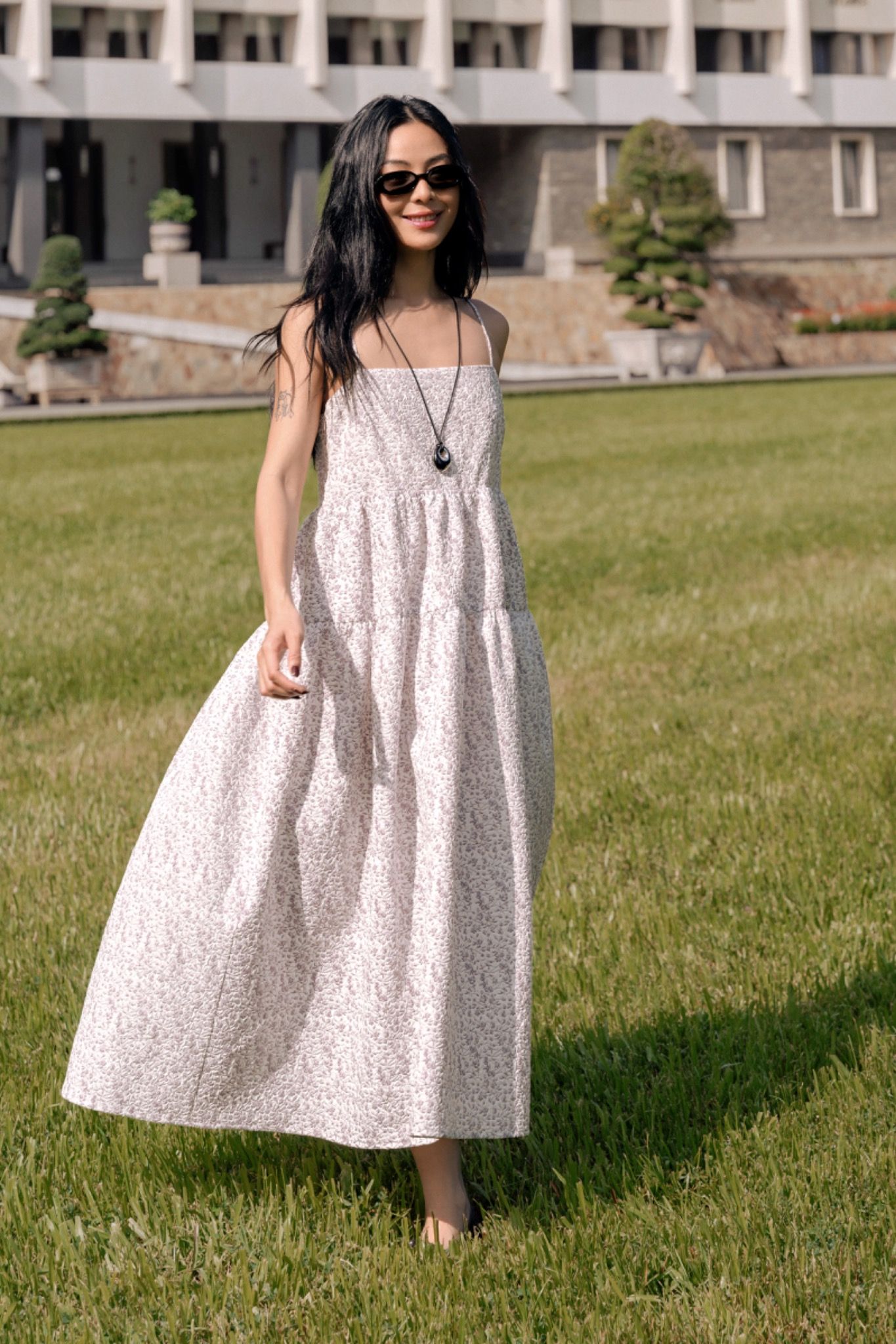 Tiered Midi Dress