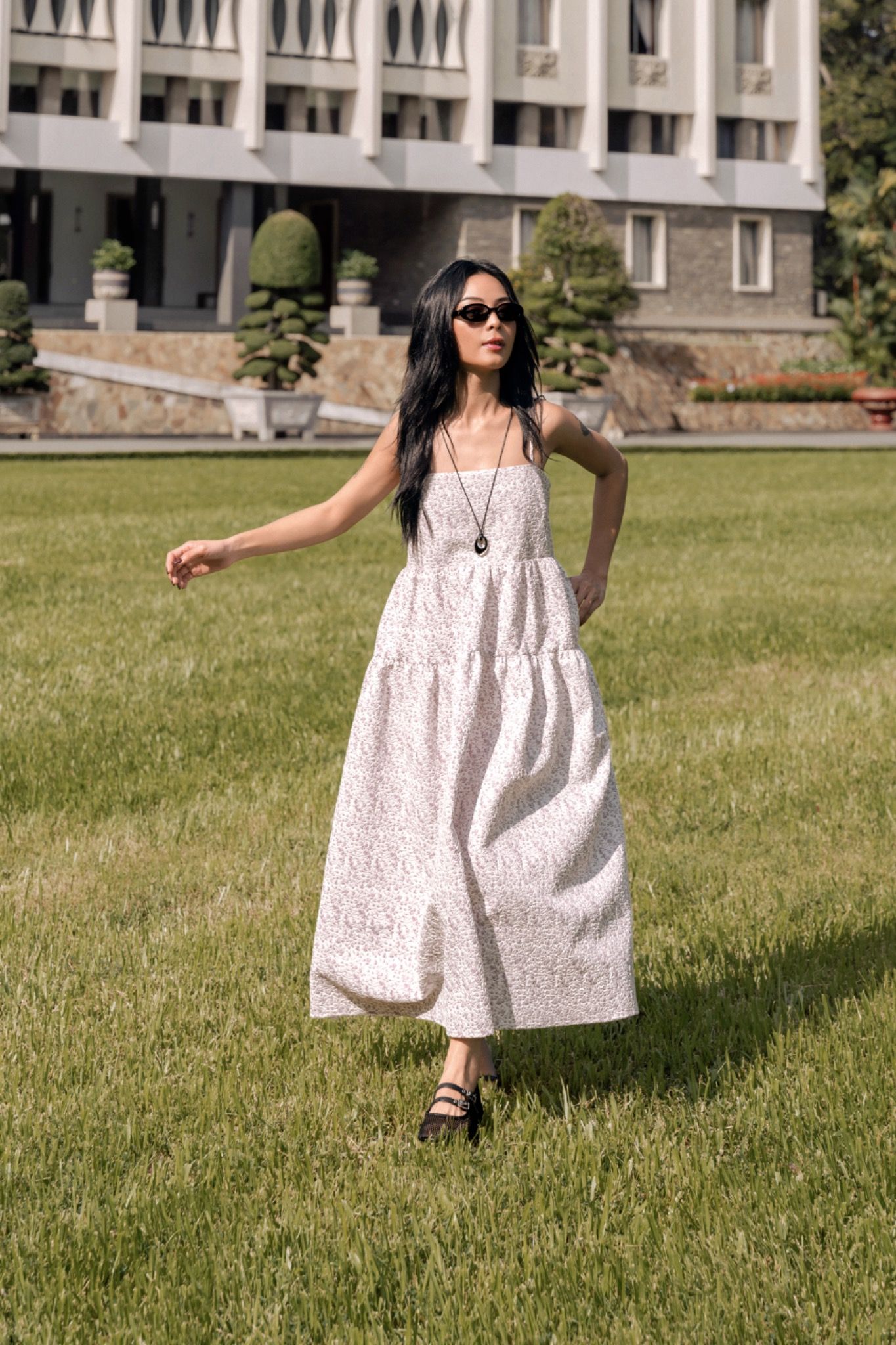 Tiered Midi Dress
