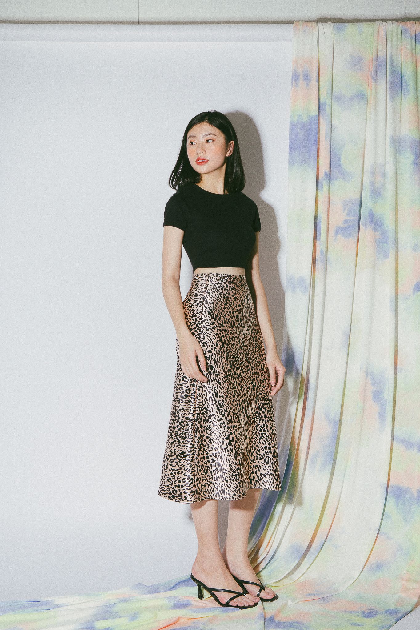 Leopard Midi Skirt