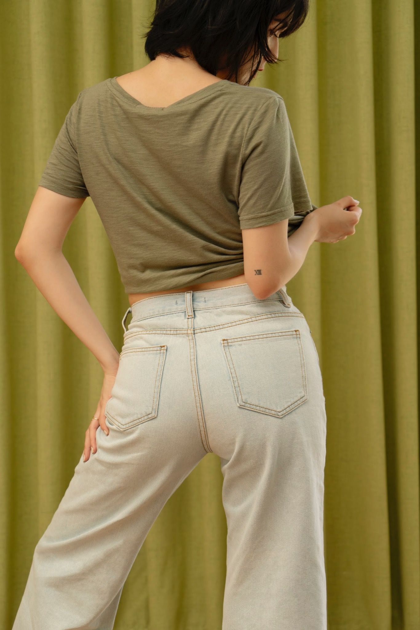 Wide Leg Jeans - Blue