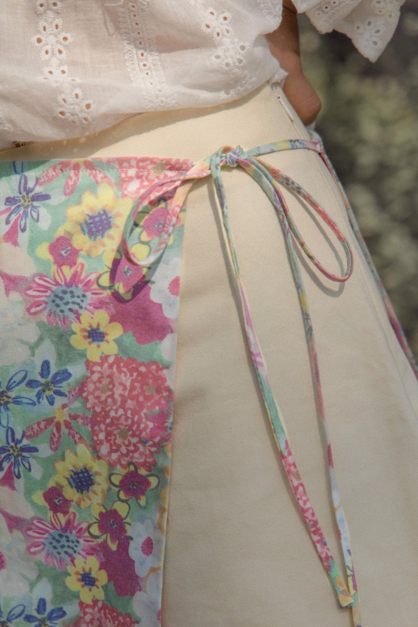 Floral Wrapped Skorts