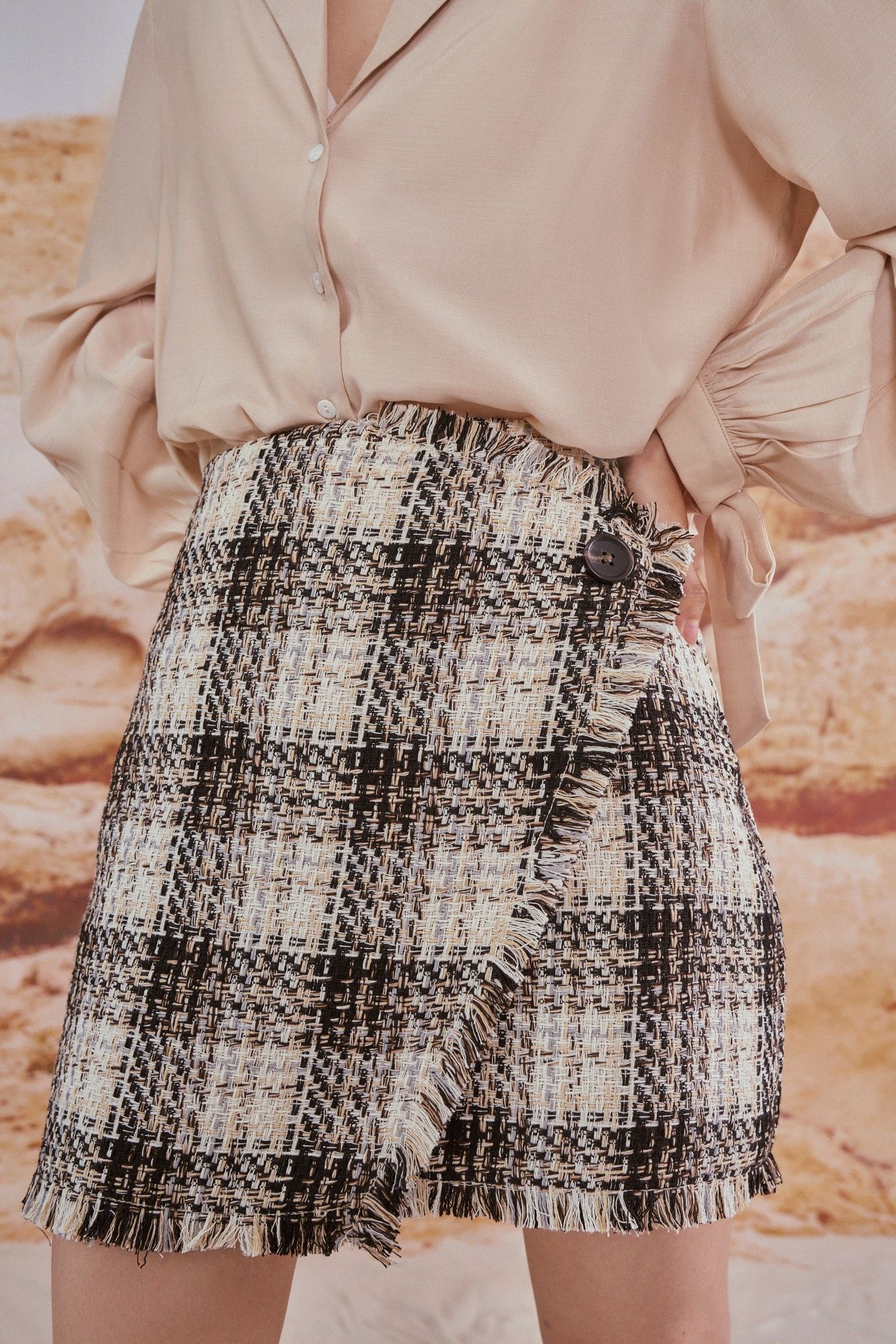 Tweed Mini Skirt
