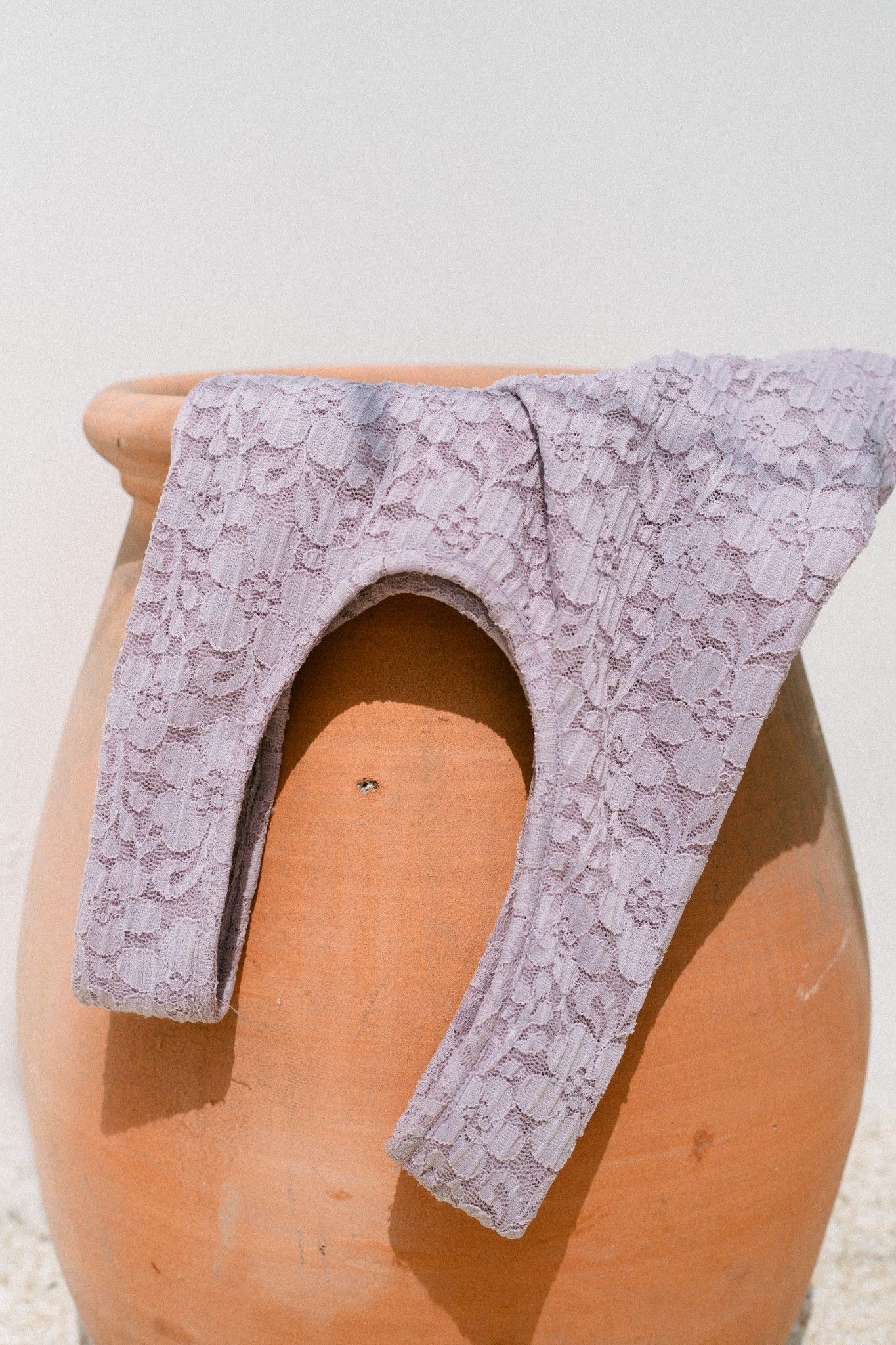 Purple Lace Bag