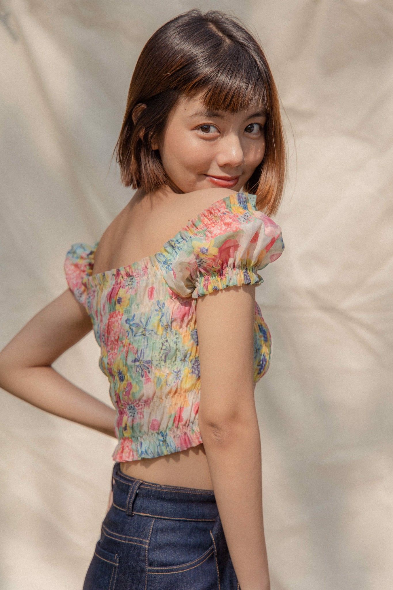 Floral Off Shoulder Top