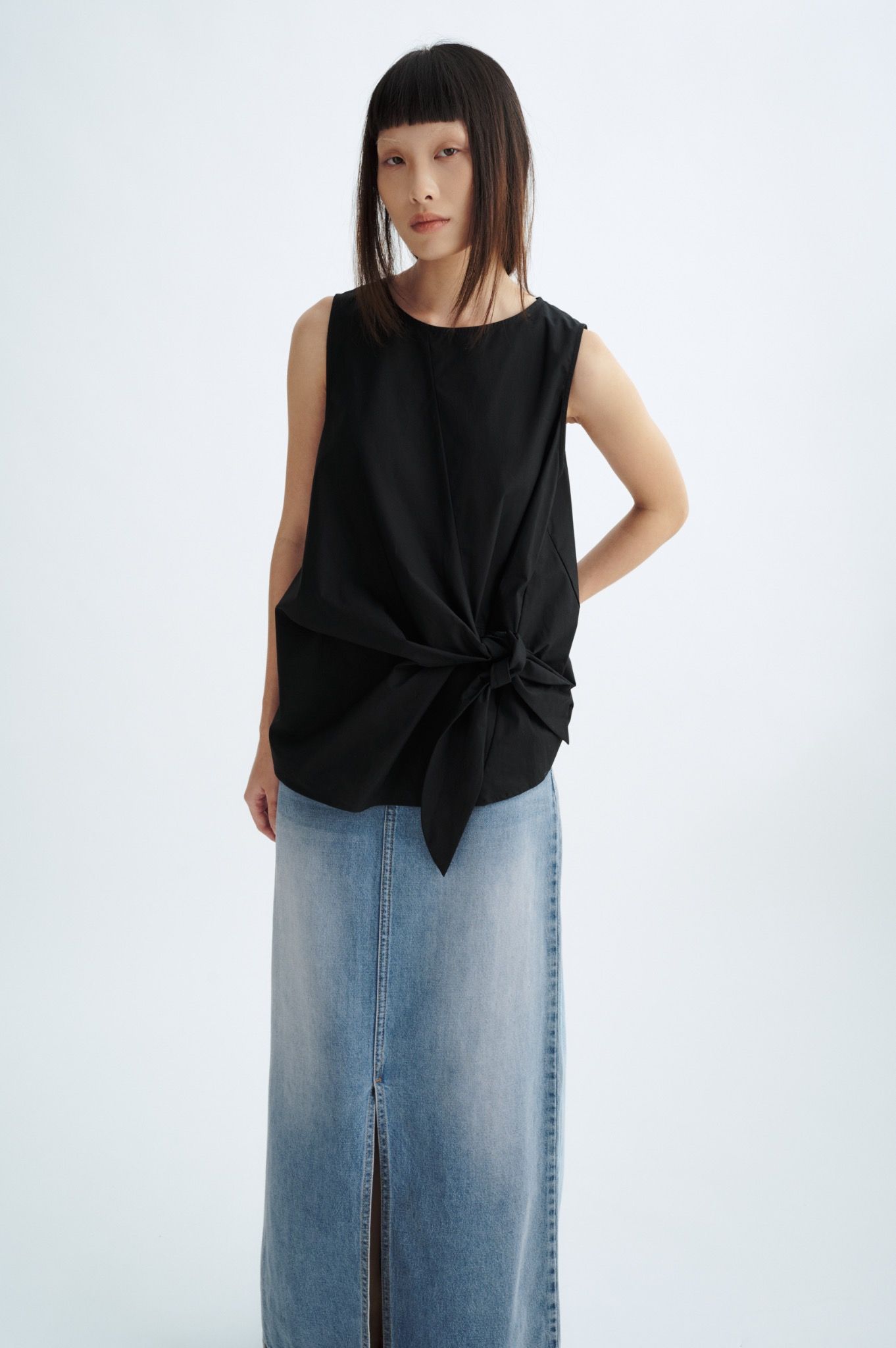Black Tie Bow Top
