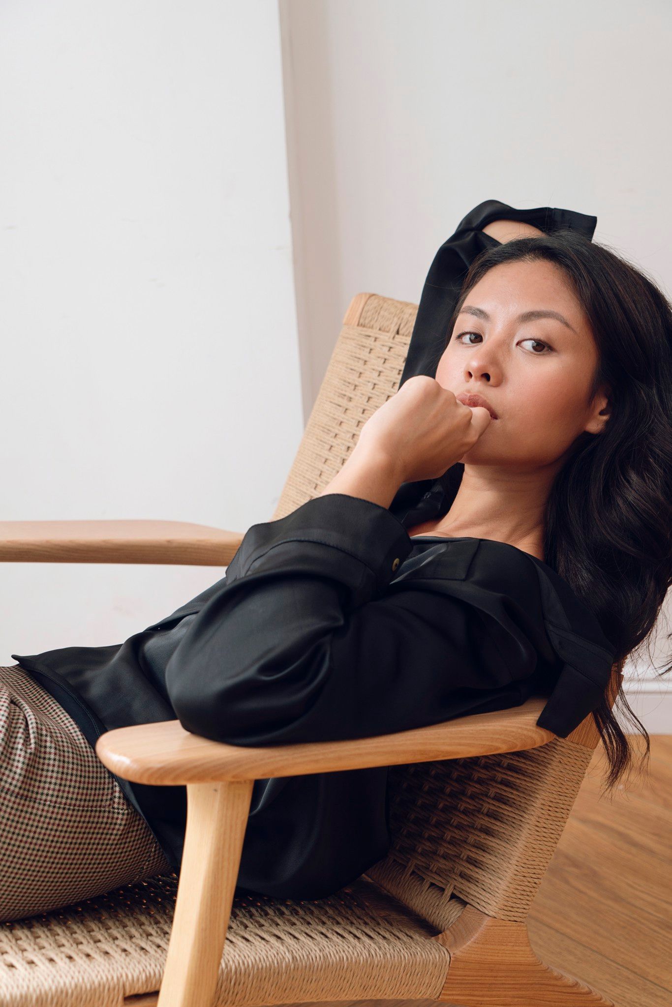 Black Silky Shirt