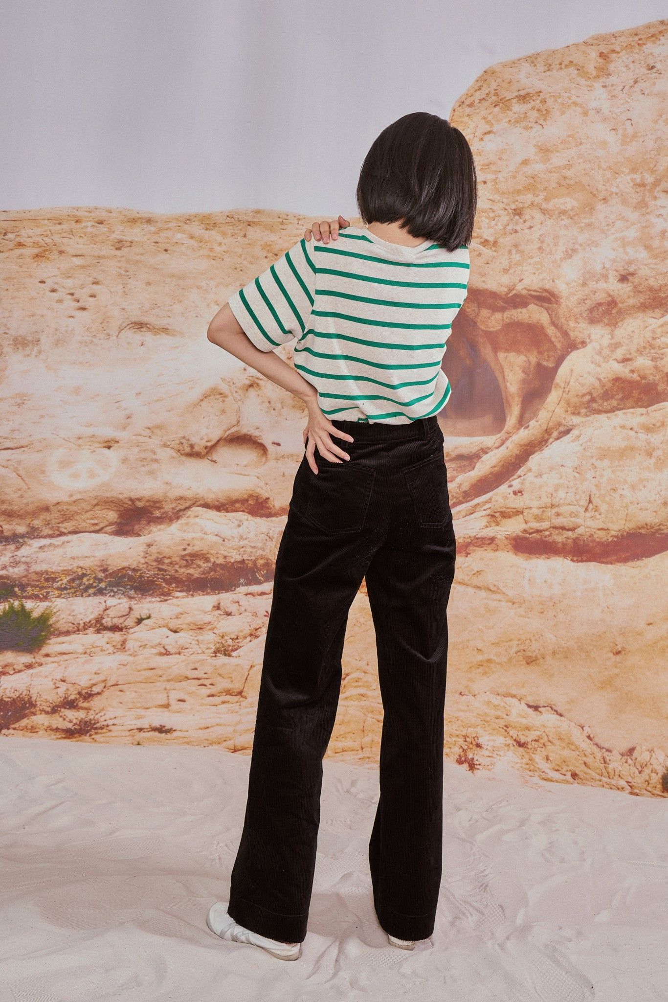 Black Corduroy Trousers
