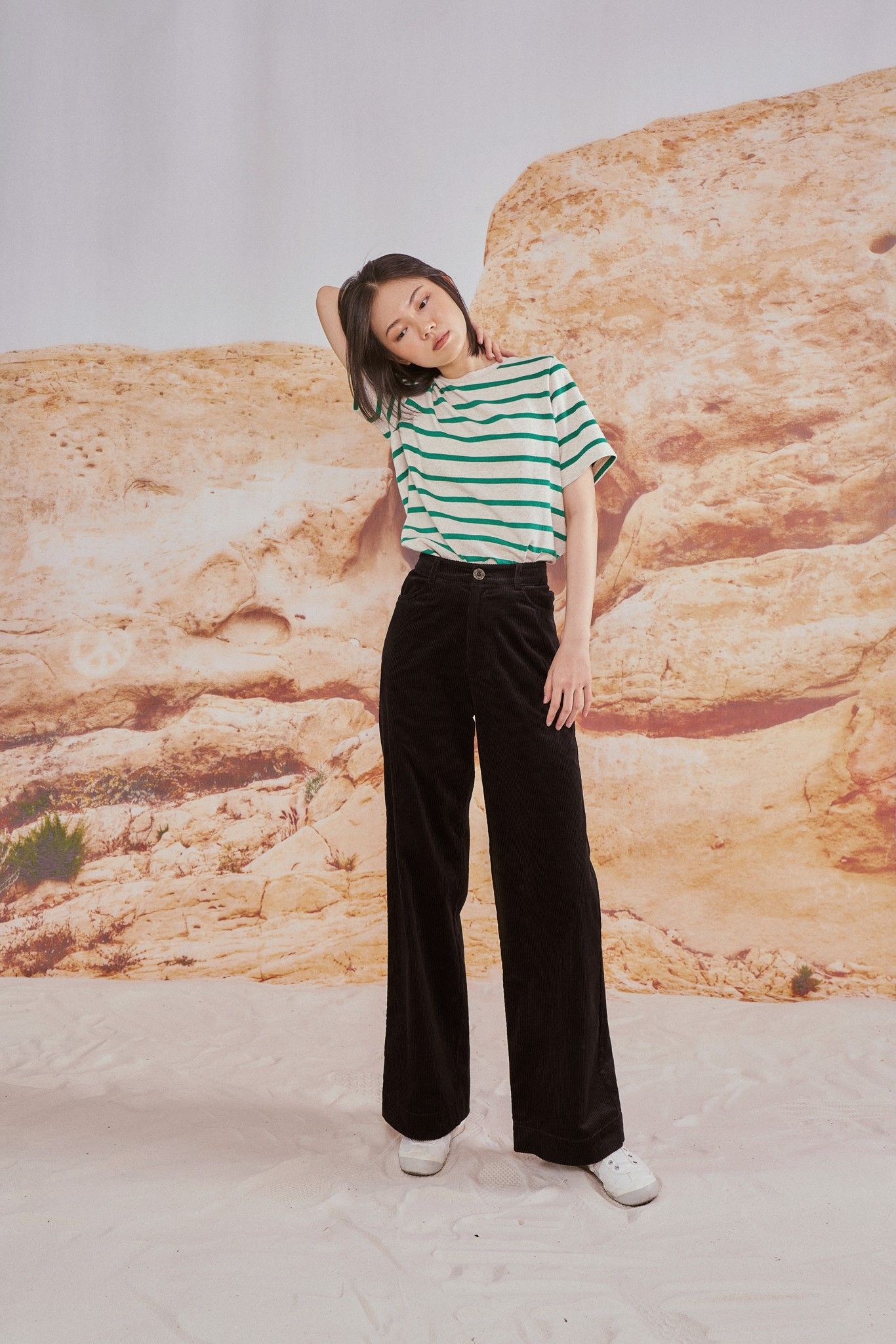 Black Corduroy Trousers