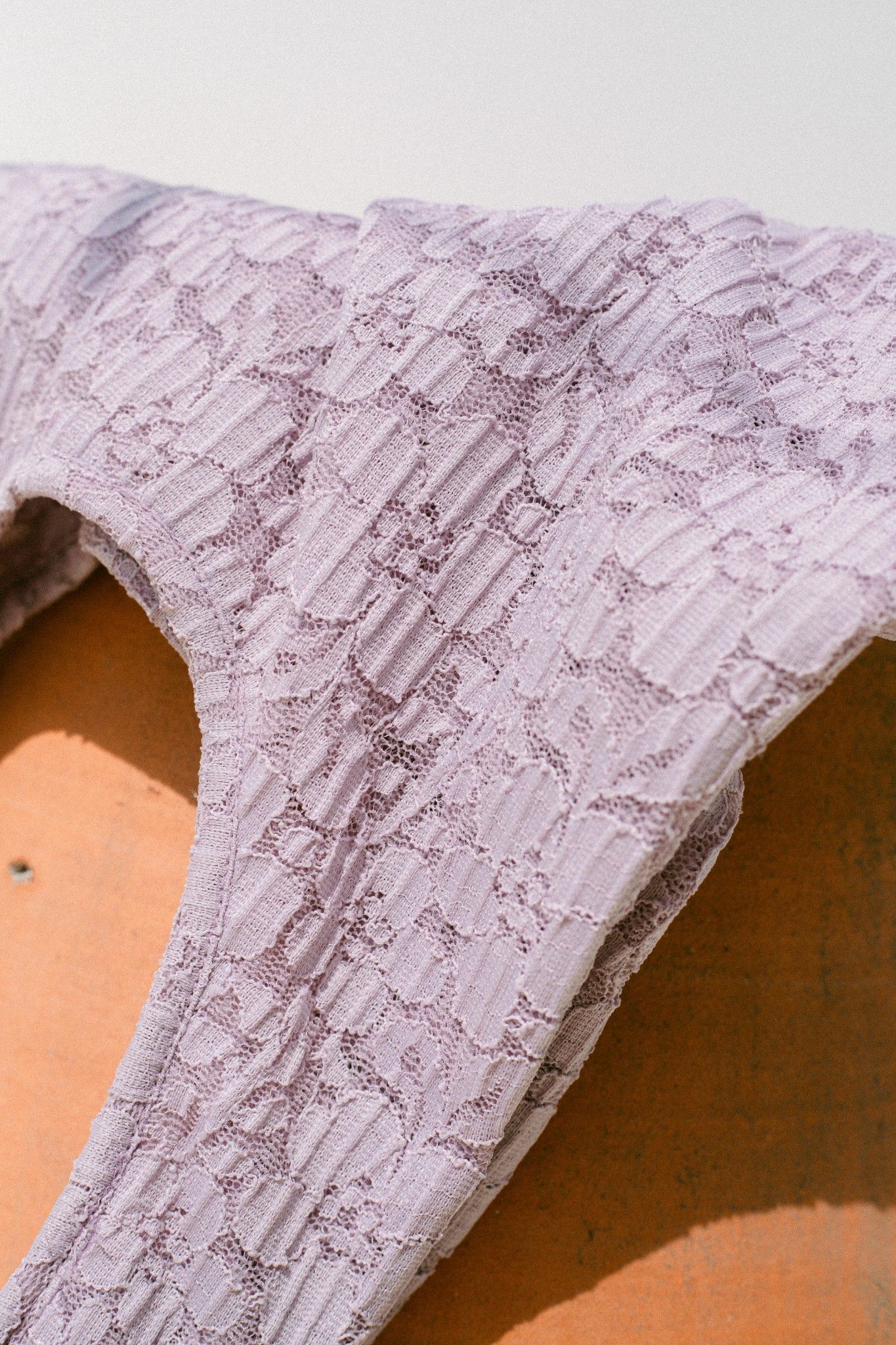 Purple Lace Bag