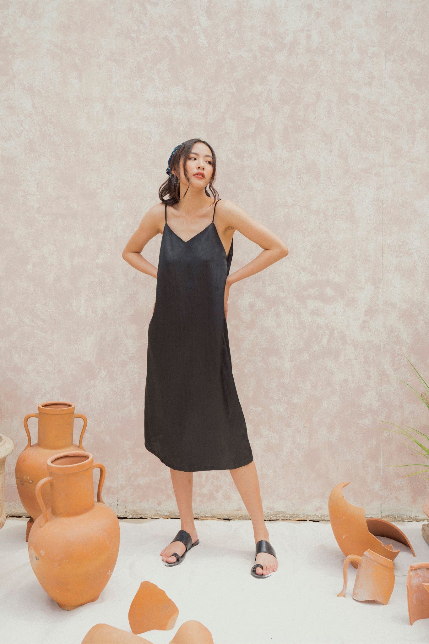 Black Slip Dress