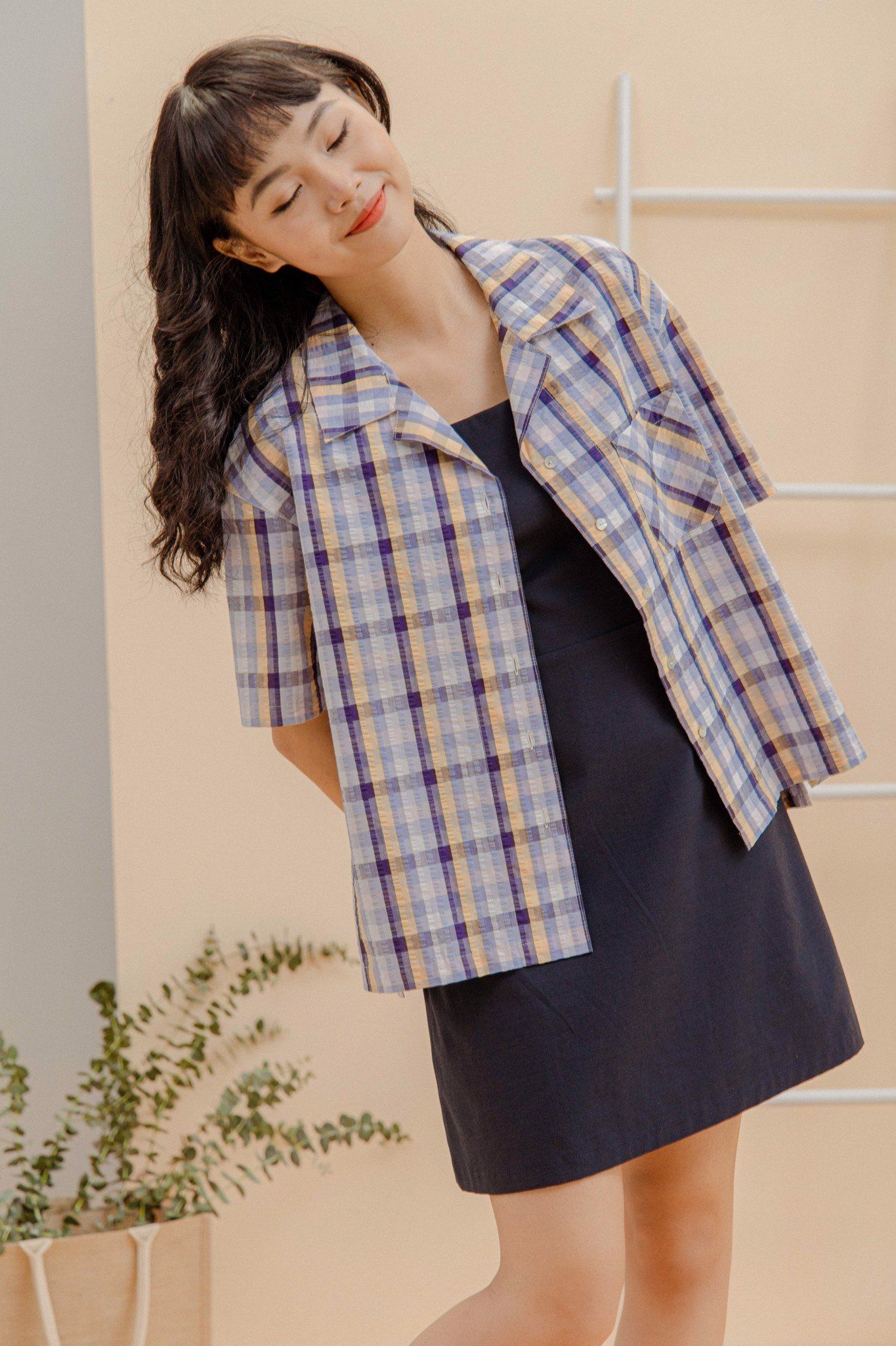 Checked Short Sleeve Shirt