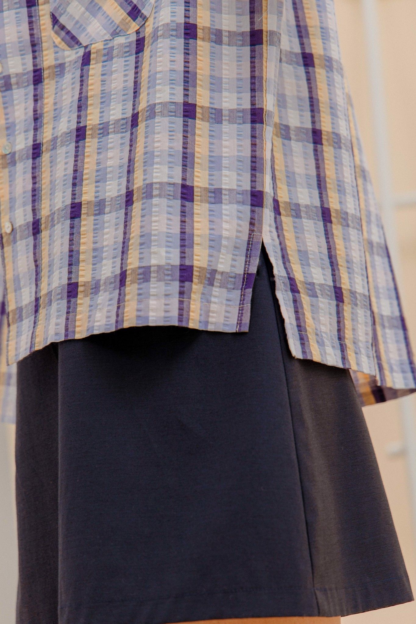Checked Short Sleeve Shirt