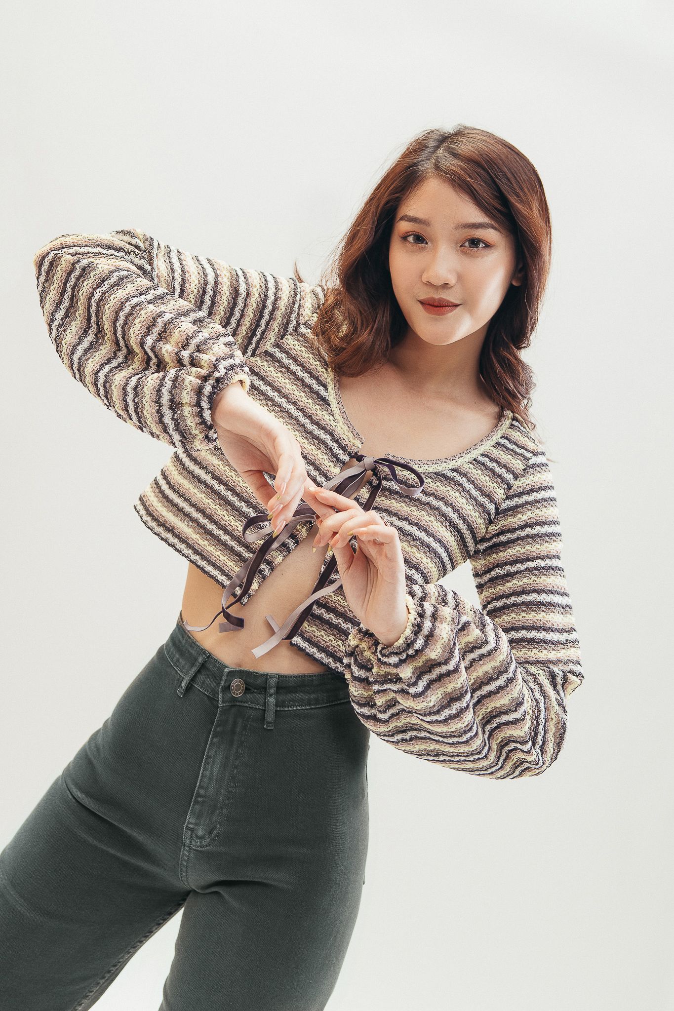 Crochet Puff Sleeve Top