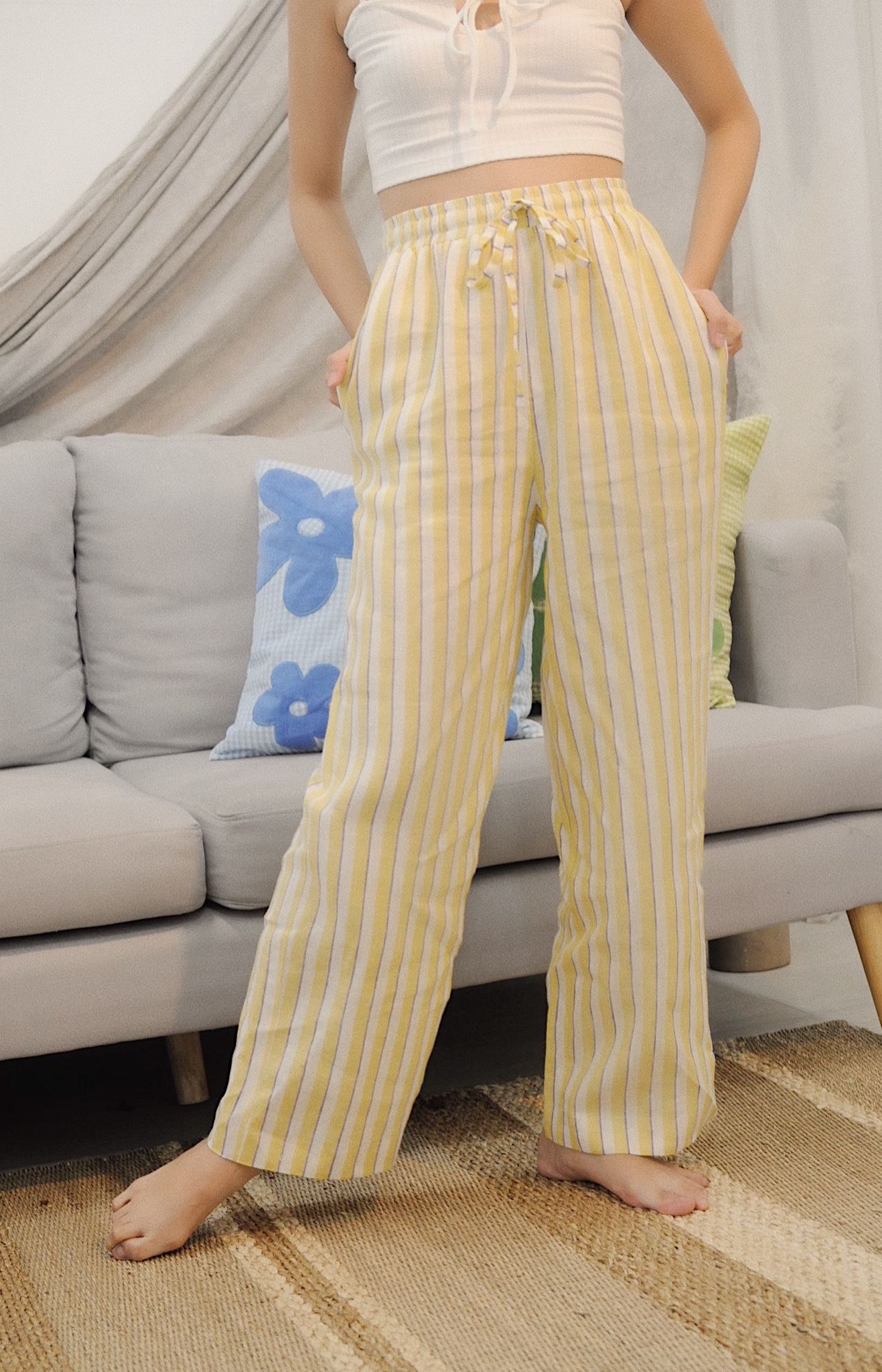 Kho-kho Trousers - Yellow