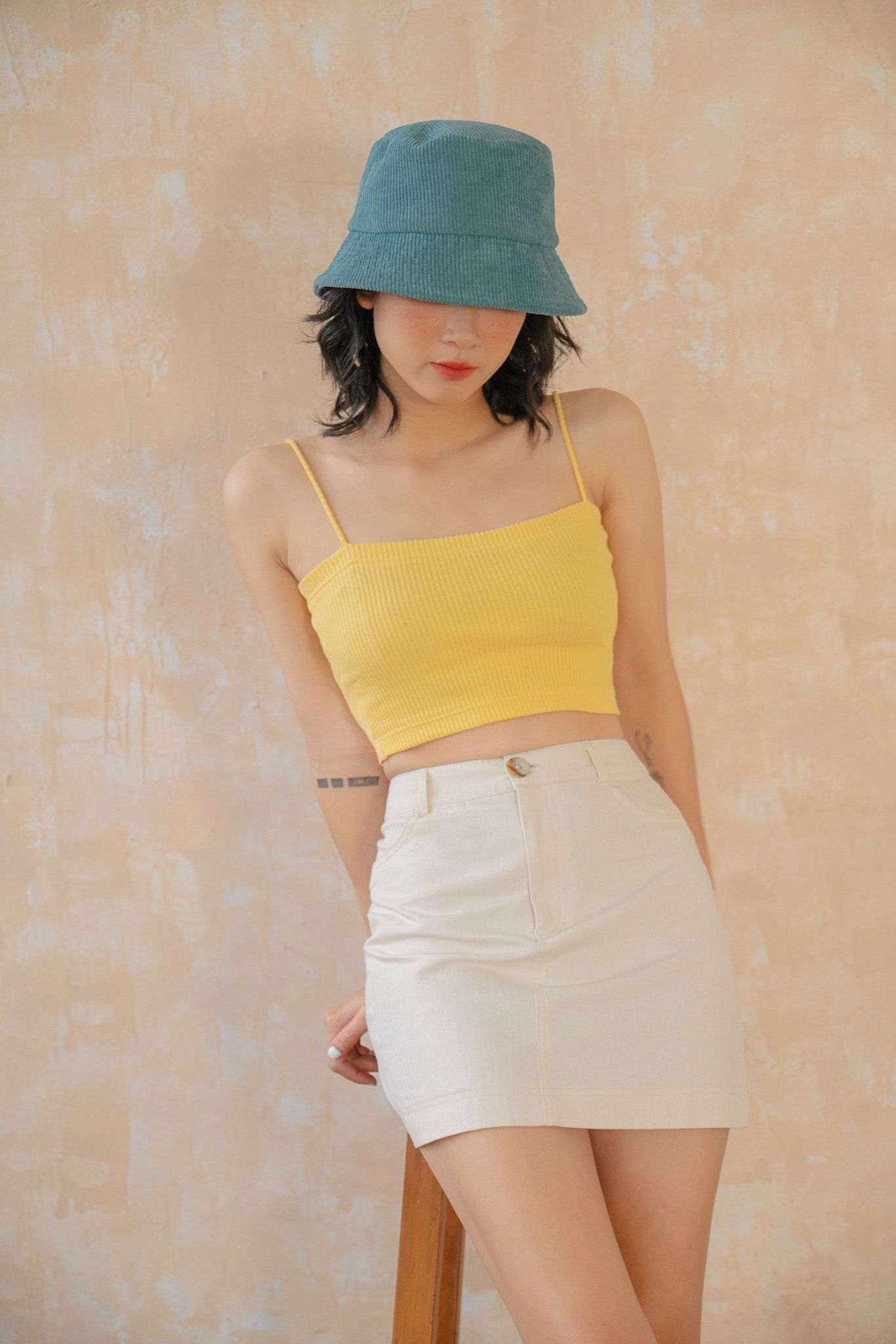 Yellow Crop Top