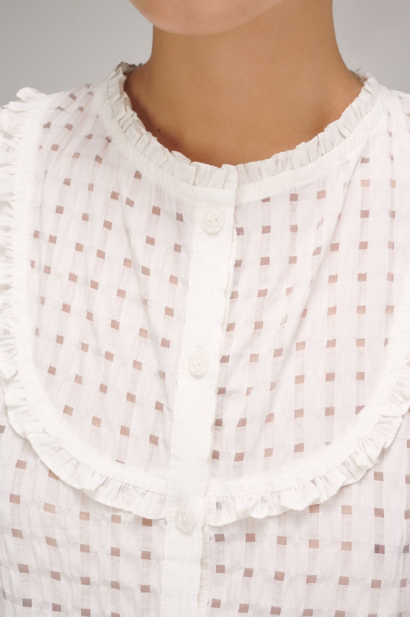 Ruffle Sleeveless Top