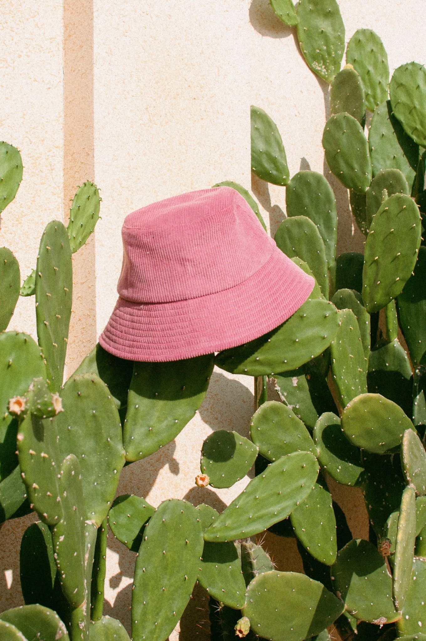 Pink Corduroy Hat