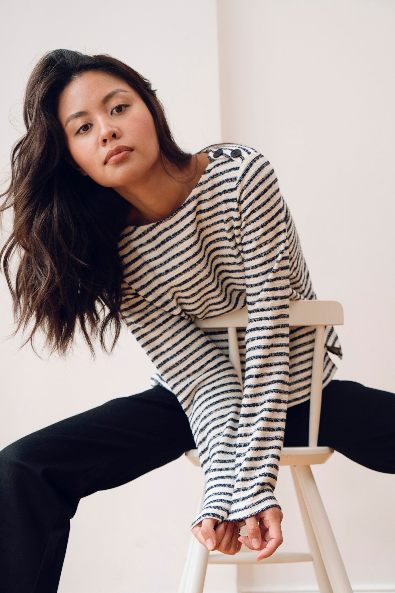 Striped Long Sleeve T-shirt