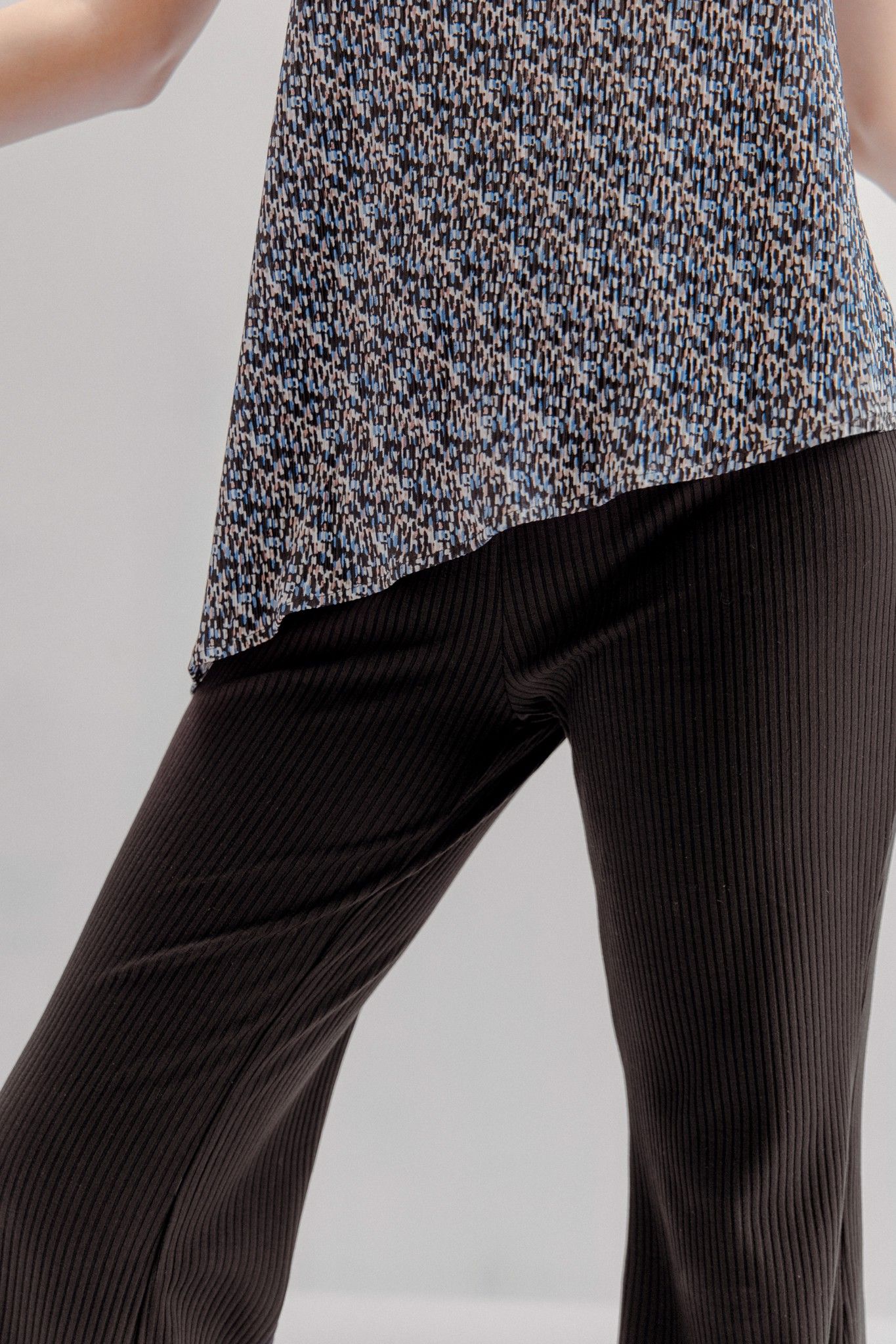 Black Flared Trousers