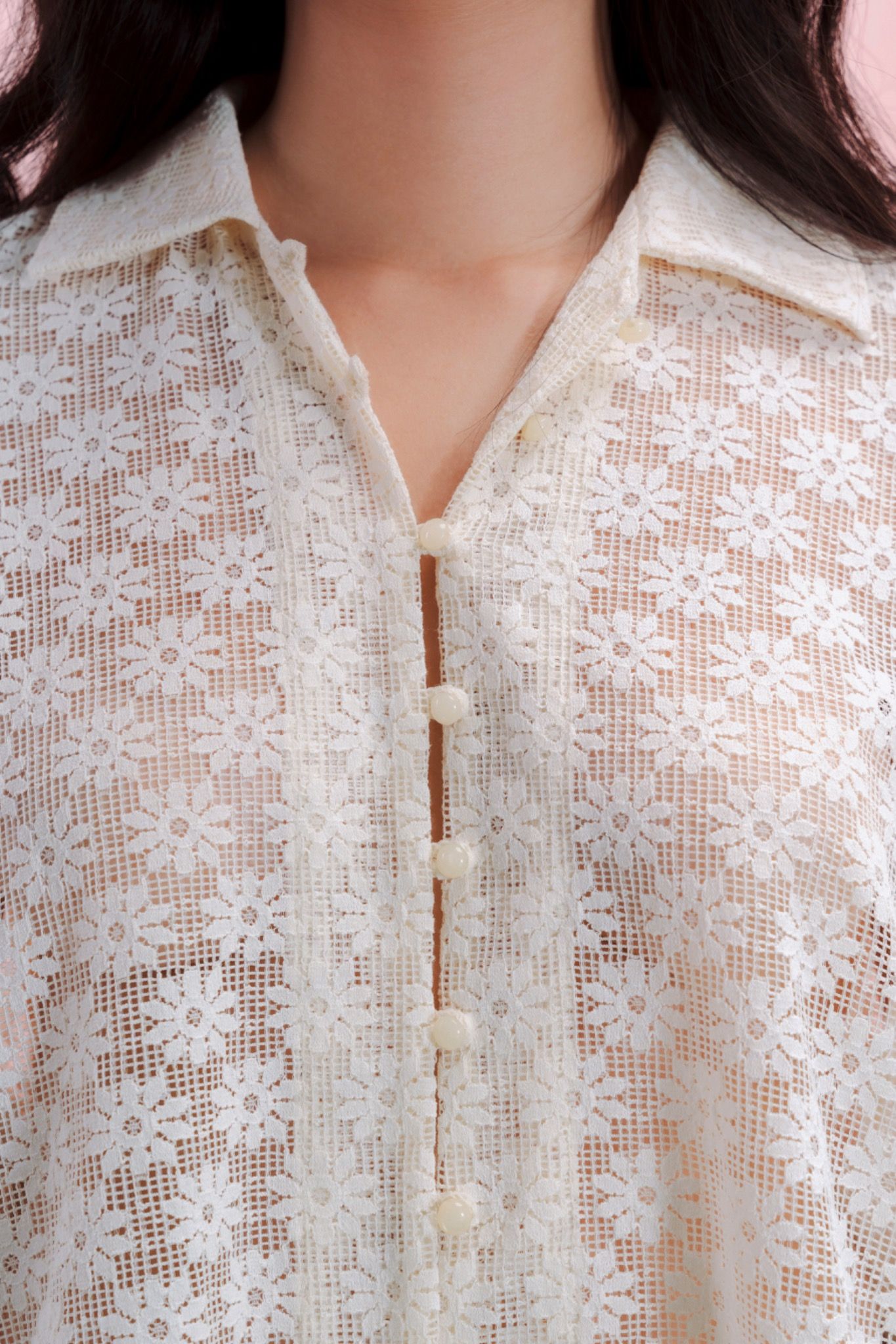 Lace Boxy Shirt
