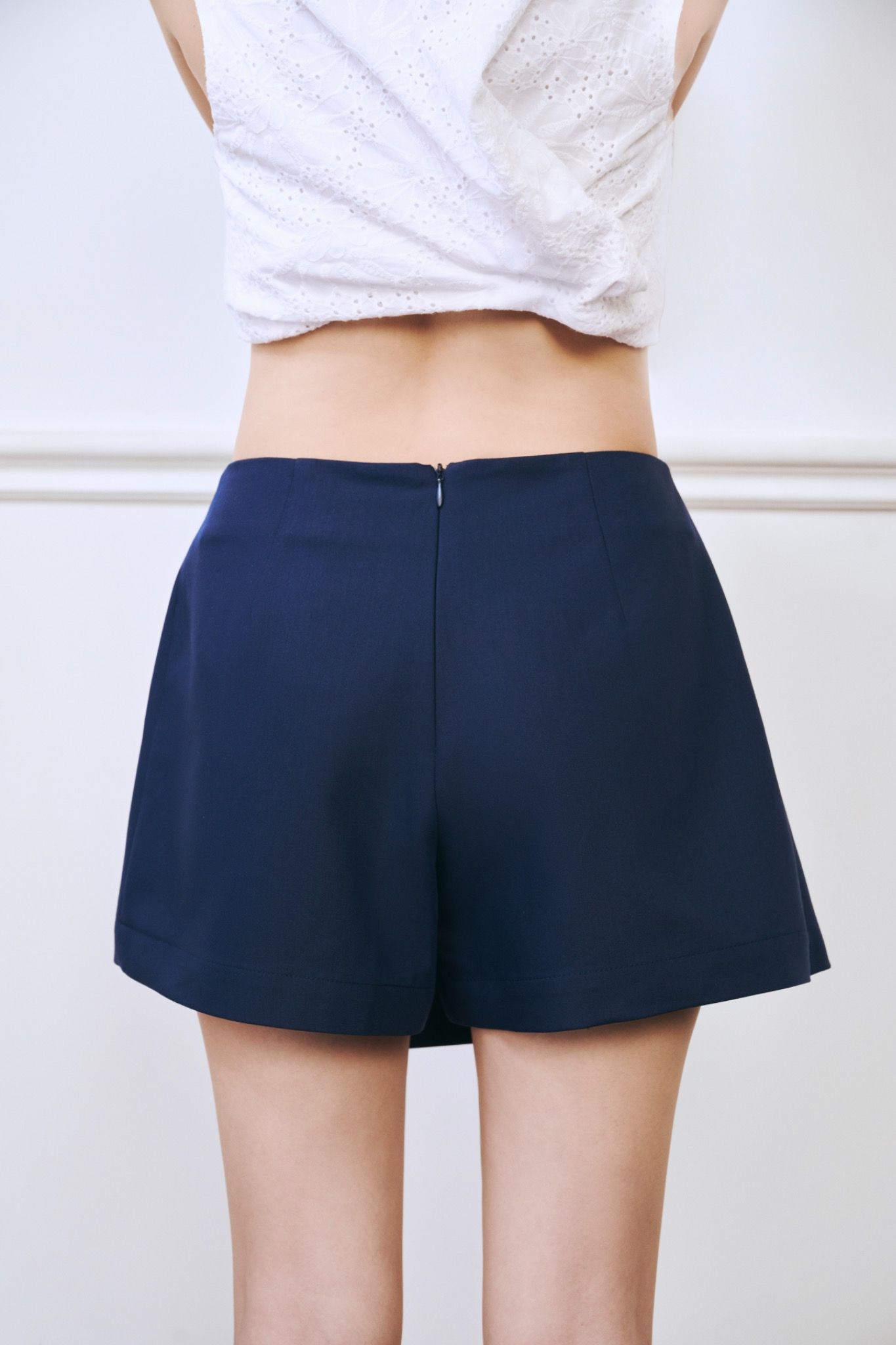 Navy Overlap Skorts