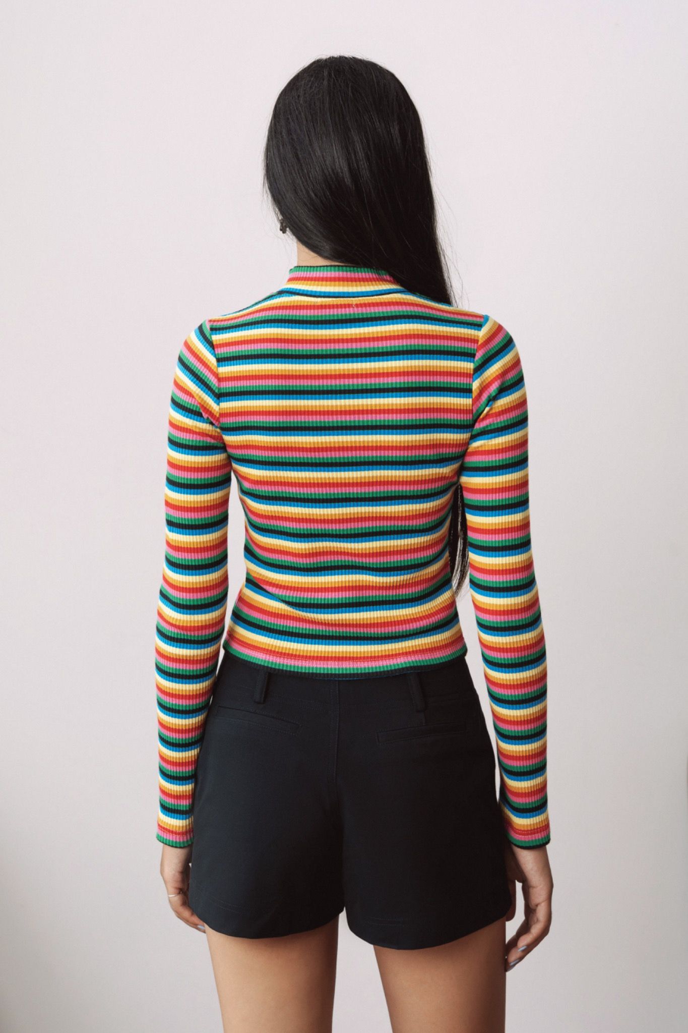 Colorful Zipper Top