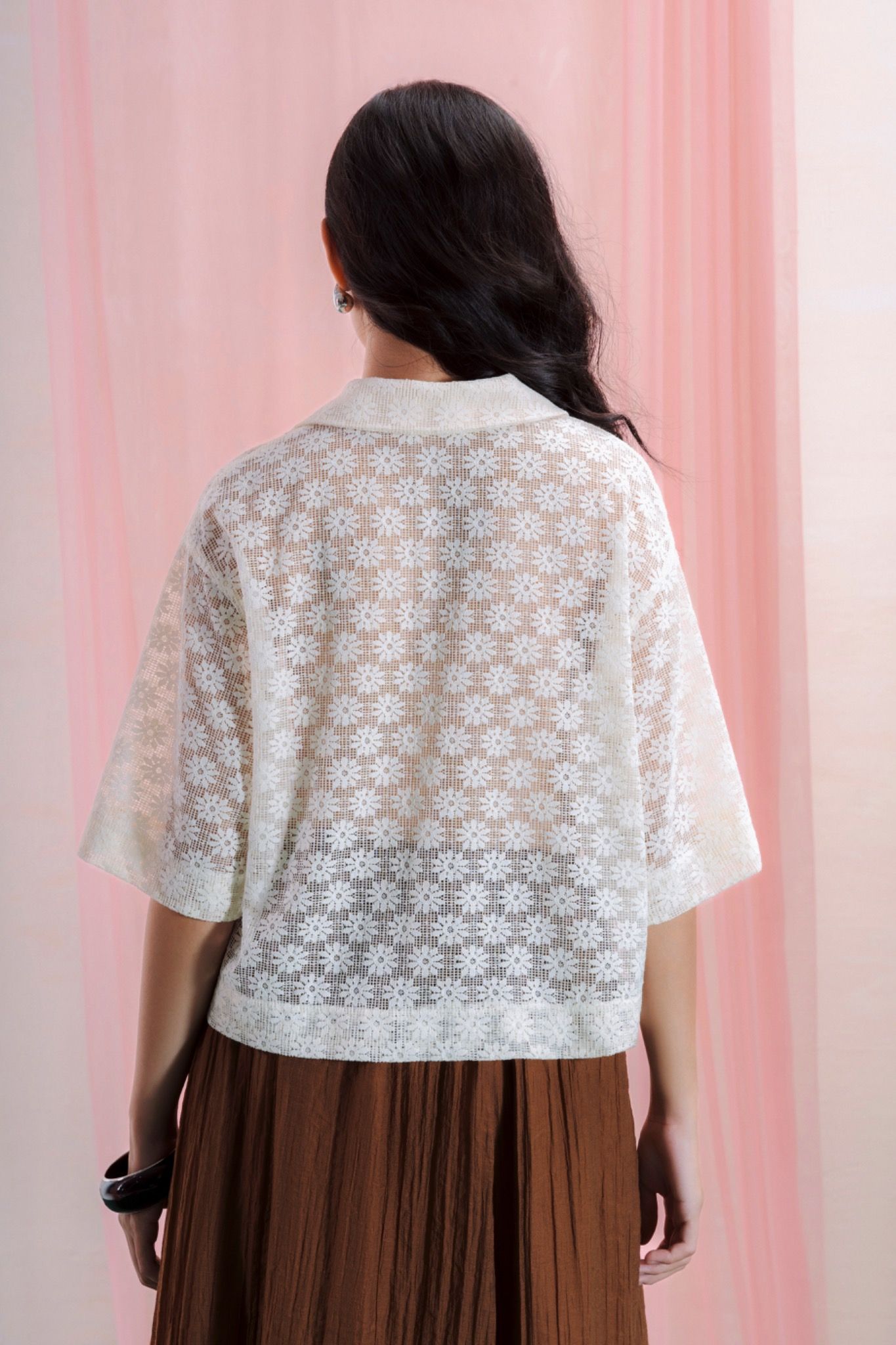 Lace Boxy Shirt