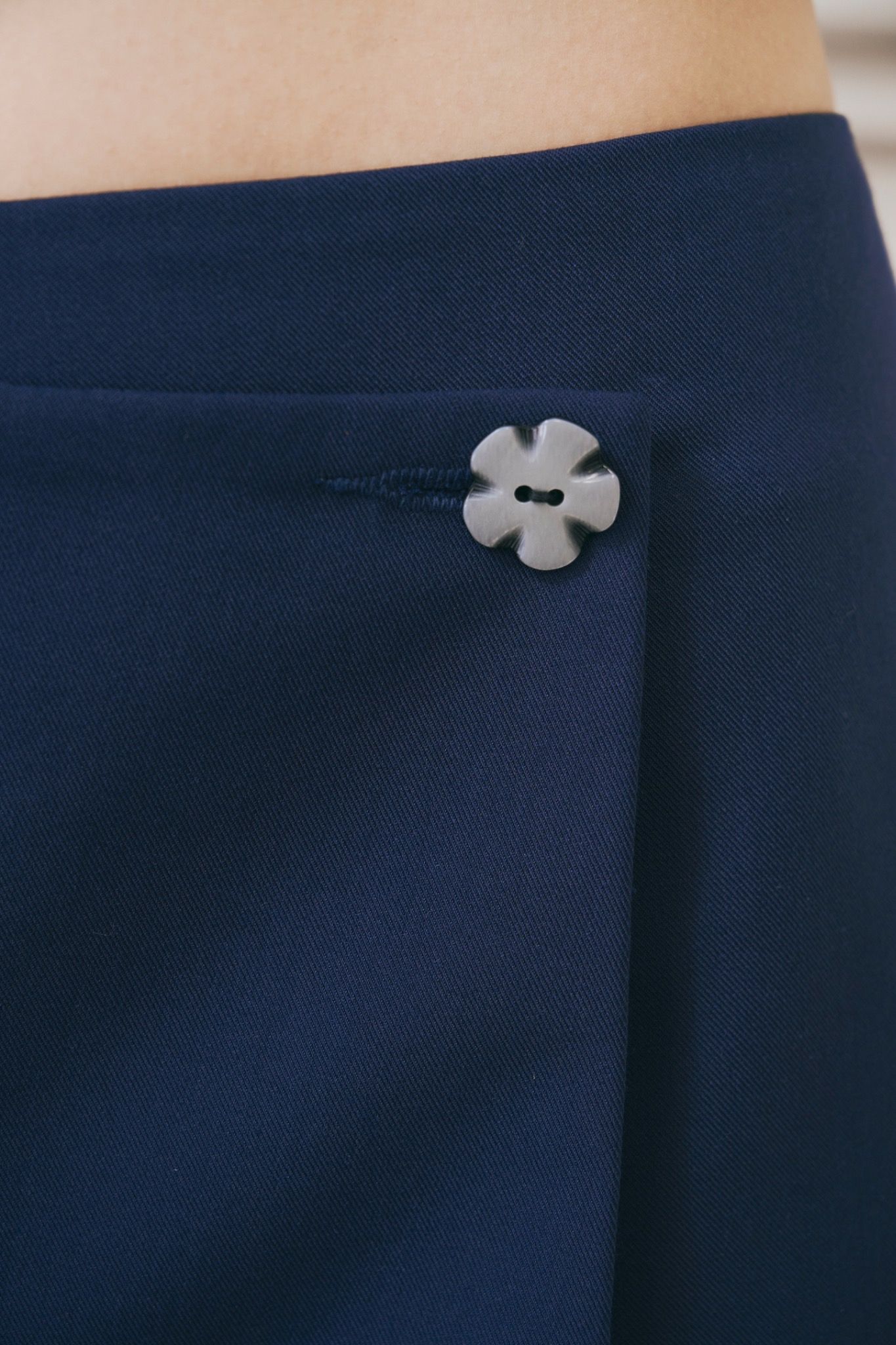 Navy Overlap Skorts