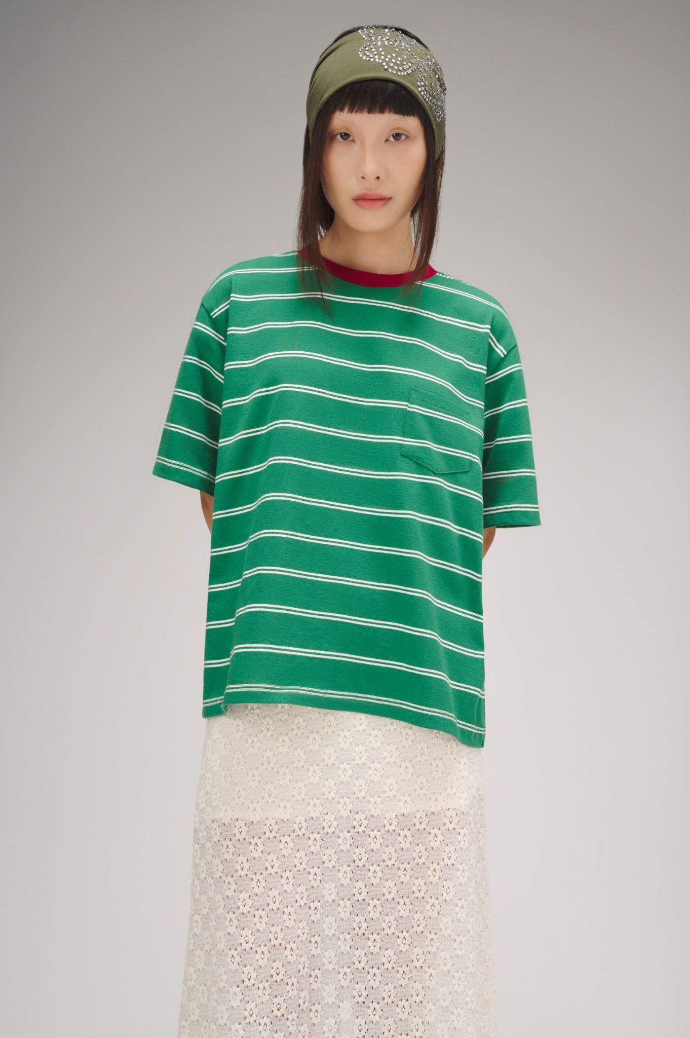 Striped Boxy T-shirt