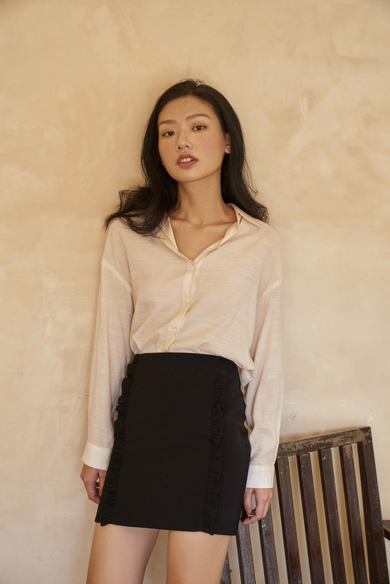 Ivory Button Down Shirt